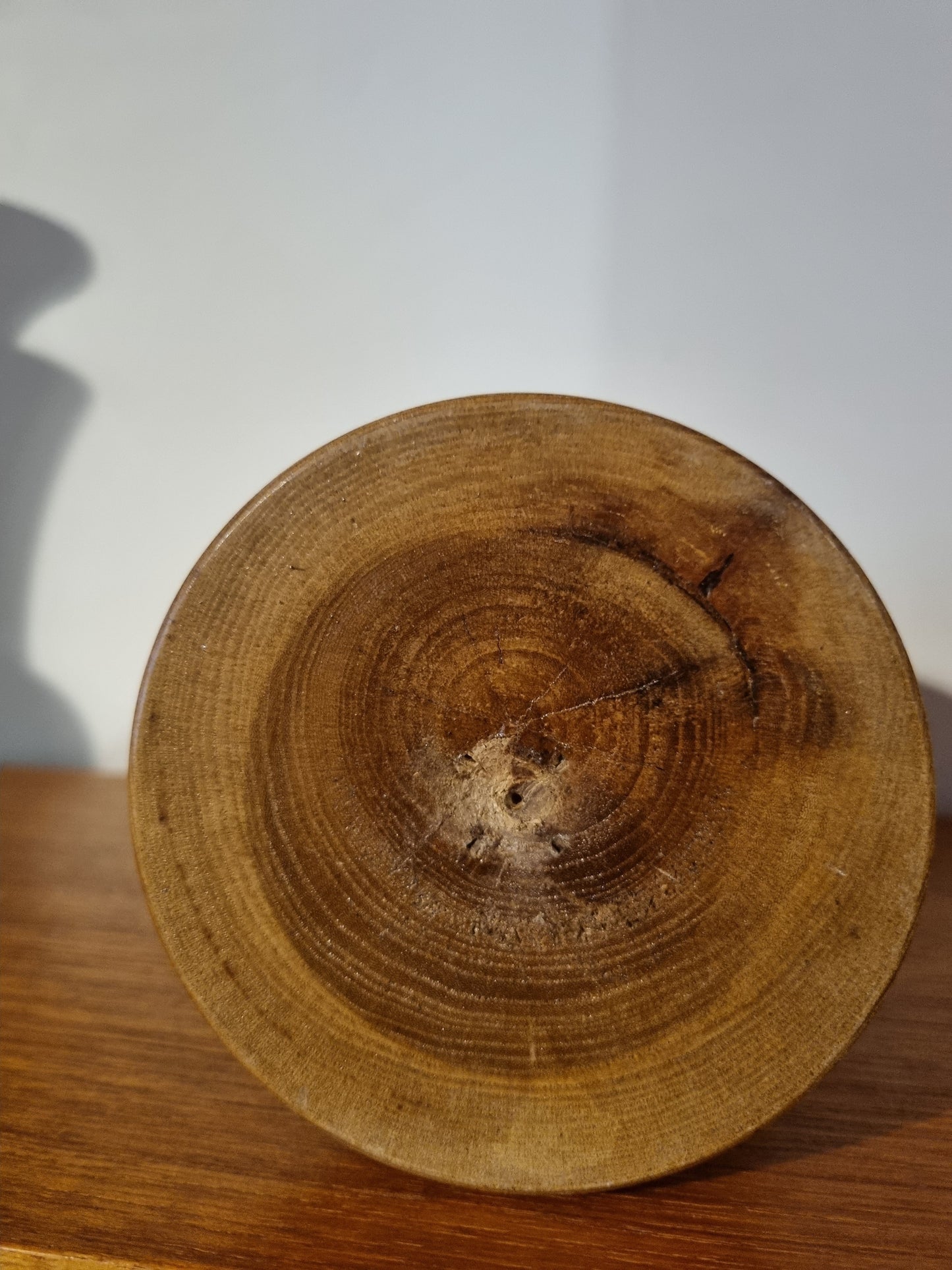 Vase Pedestal Handmade Jorvik York Viking Turned Wood Craft