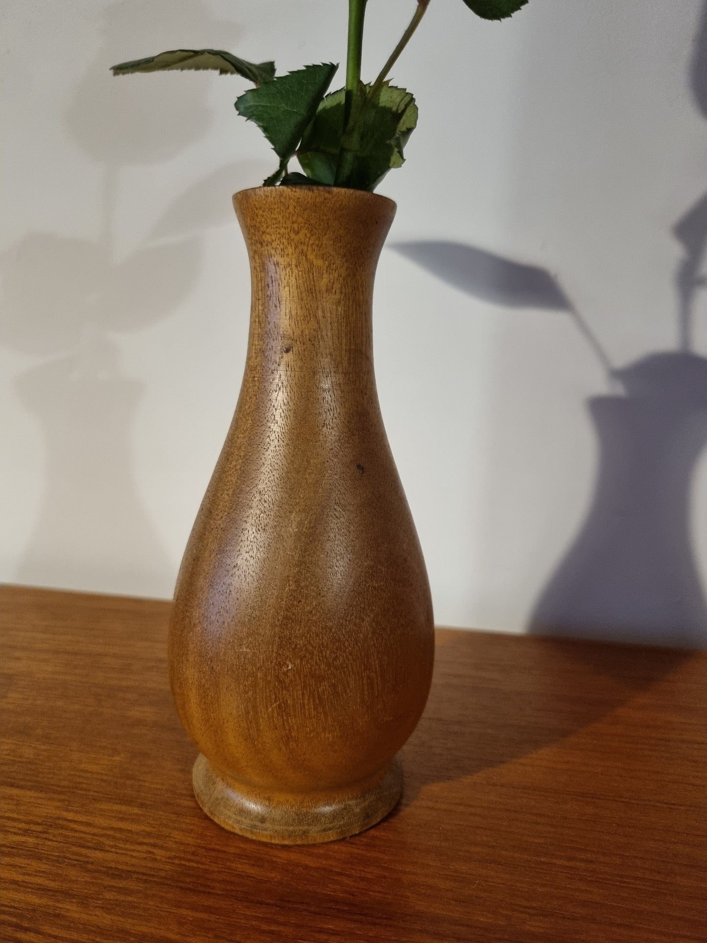 Stem Vase Myrtle Wood Vintage Handmade Jorvik Viking Craftsmanship