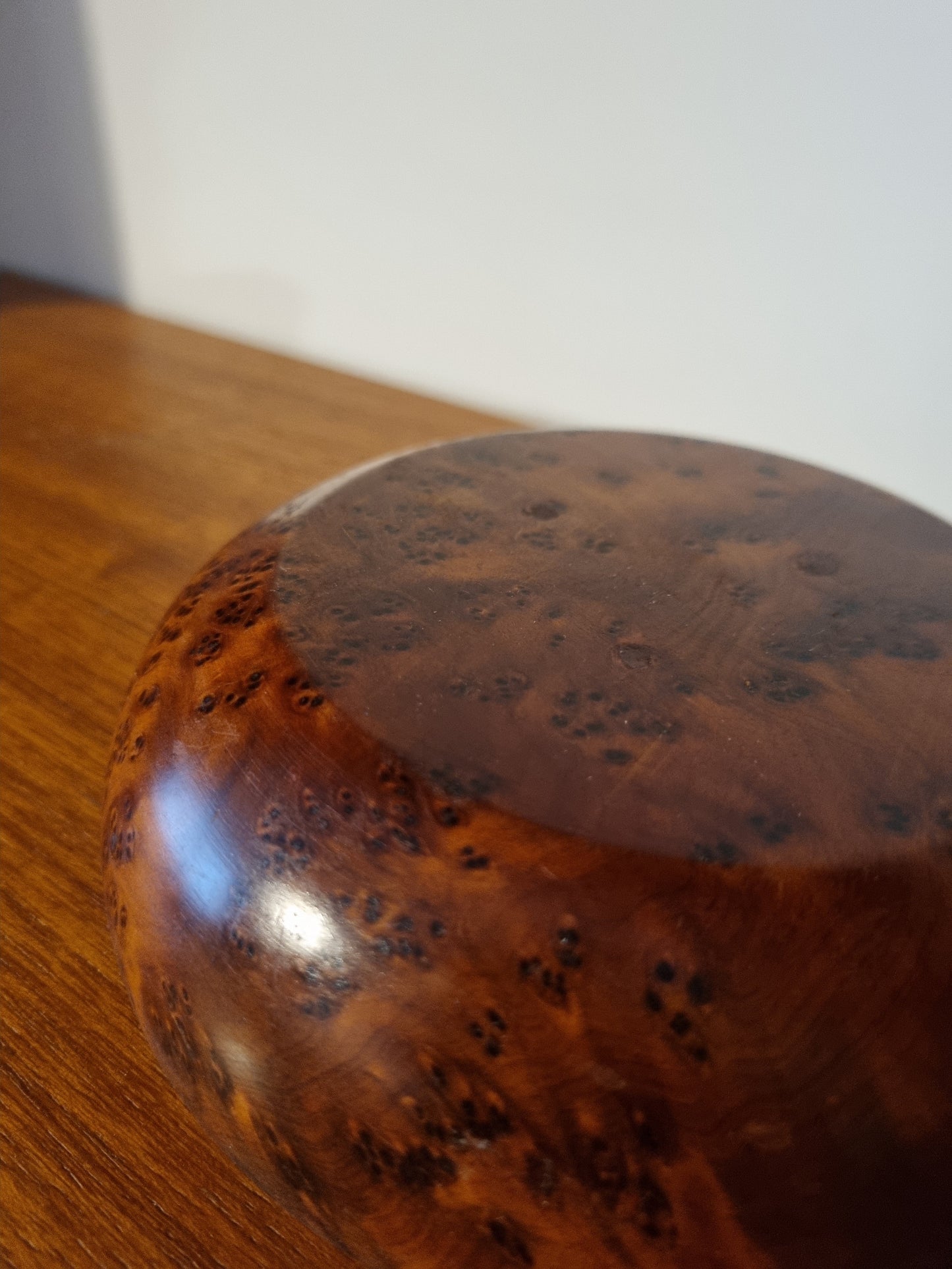 Bowl Marbled Handmade Vintage Jorvik York Viking Wood Craft