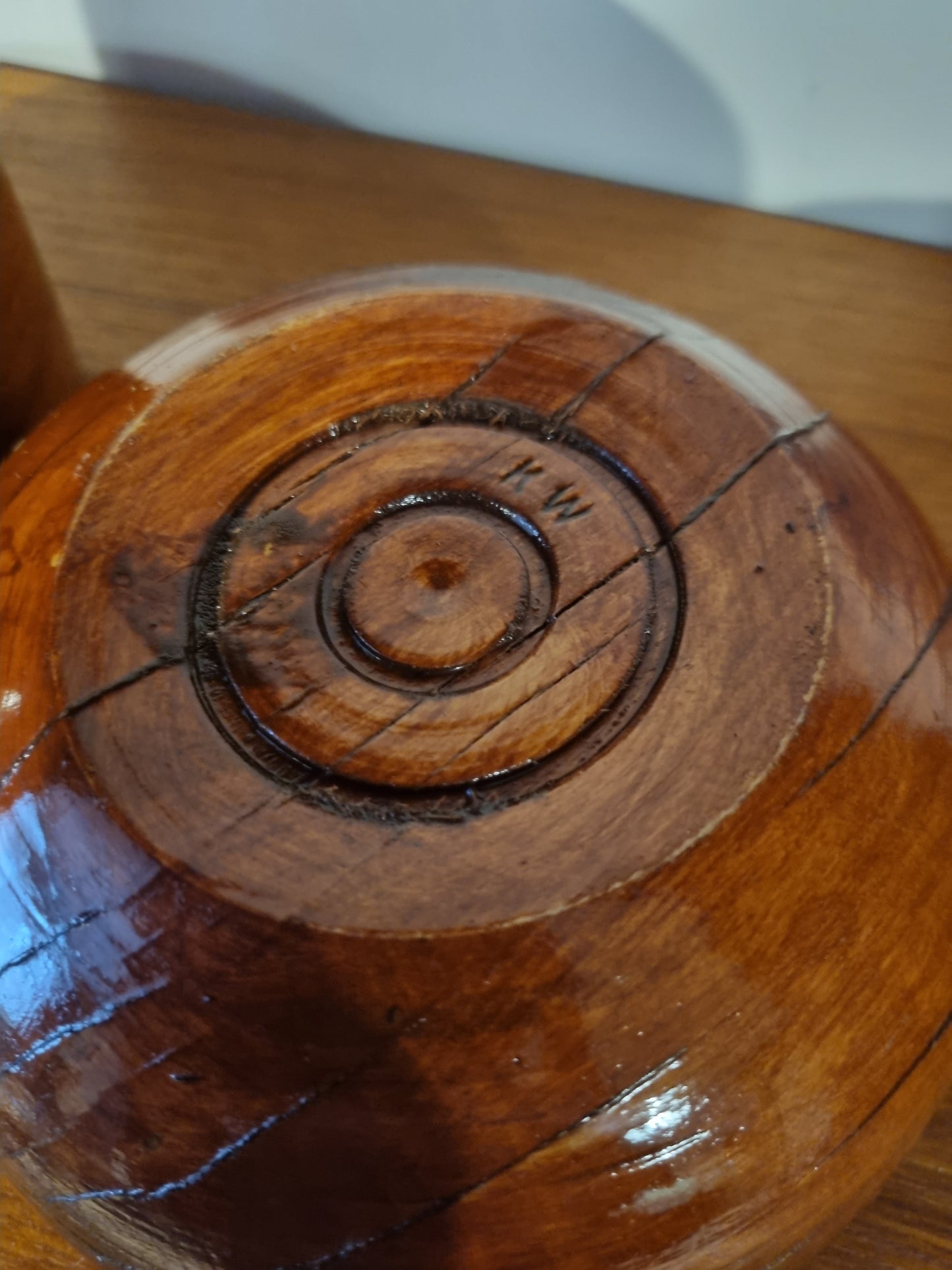 Bowl and Vase Set x2 Handmade Vintage Jorvik Viking Turned Wood