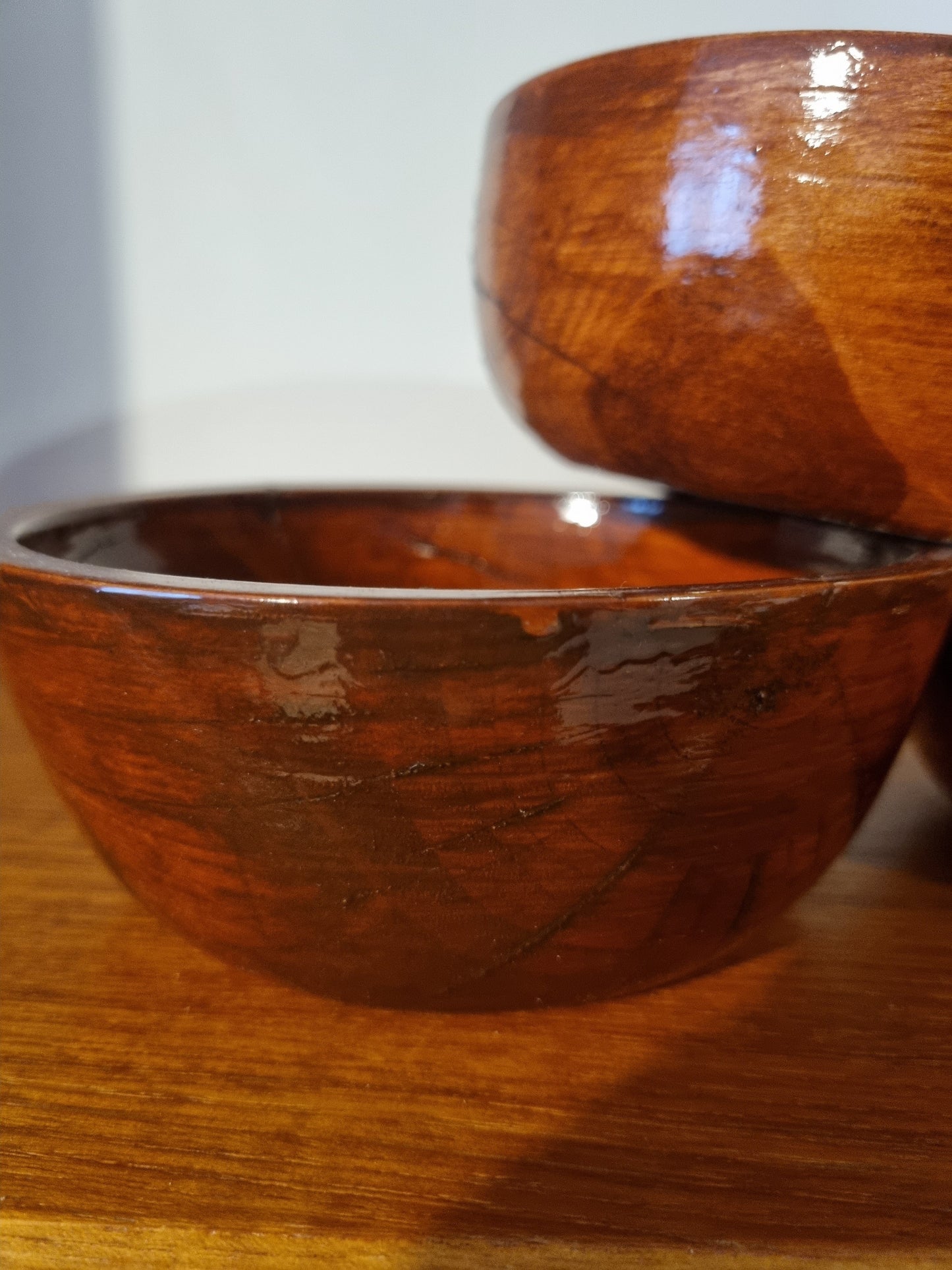 Bowls Set of 3 Handmade Vintage Jorvik York Viking Turned Wood