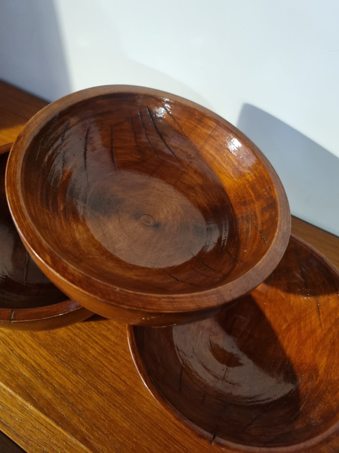 Bowls Set of 3 Handmade Vintage Jorvik York Viking Turned Wood