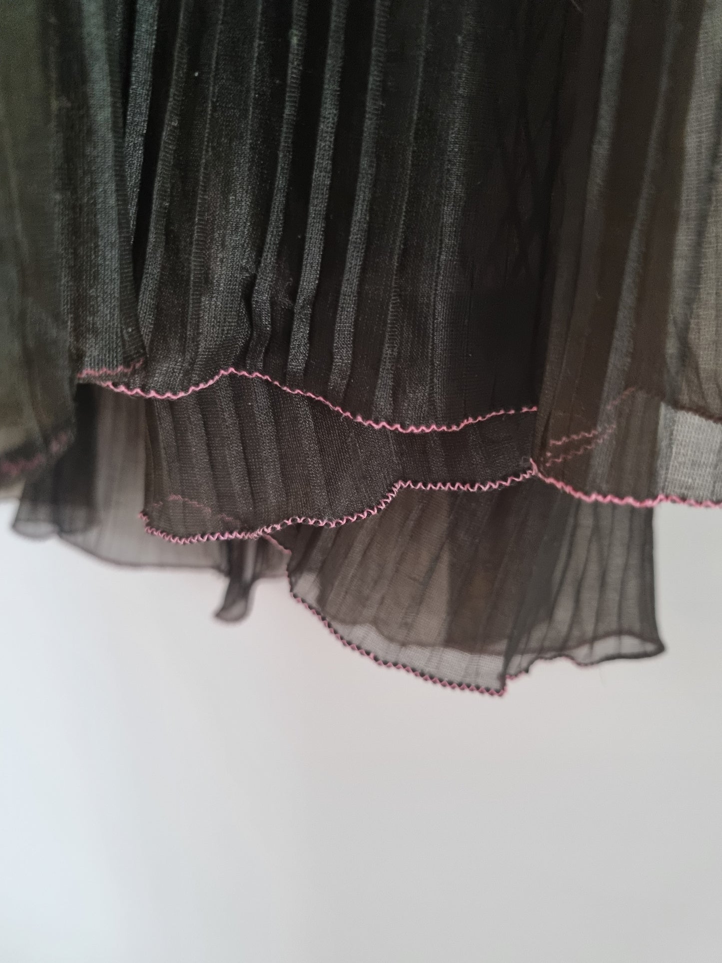 Vintage Nineties Pleated Slip Dress Lingerie Chemise Babydoll Sleepwear - Vintage Appreciation Society