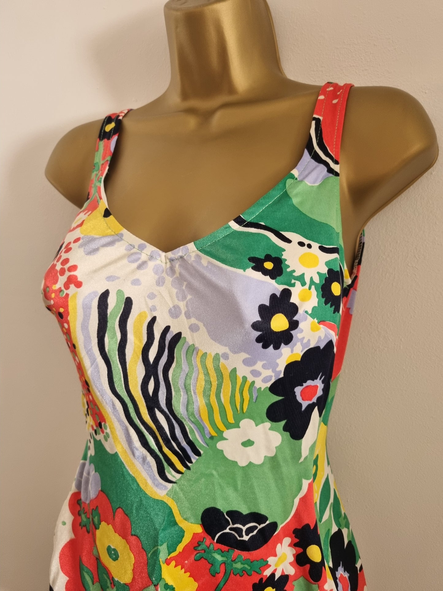 1960s Sand Castle Swimming Costume Vintage Onepiece Swimwear