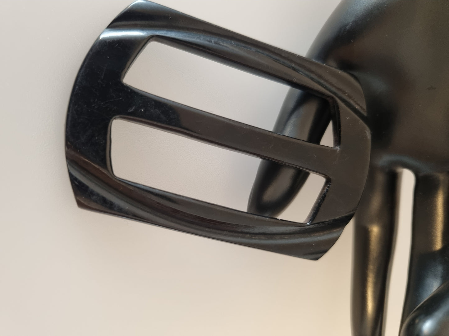 Vintage Buckle Black Plastic. For Belts, Sewing, Scarves, Crafts