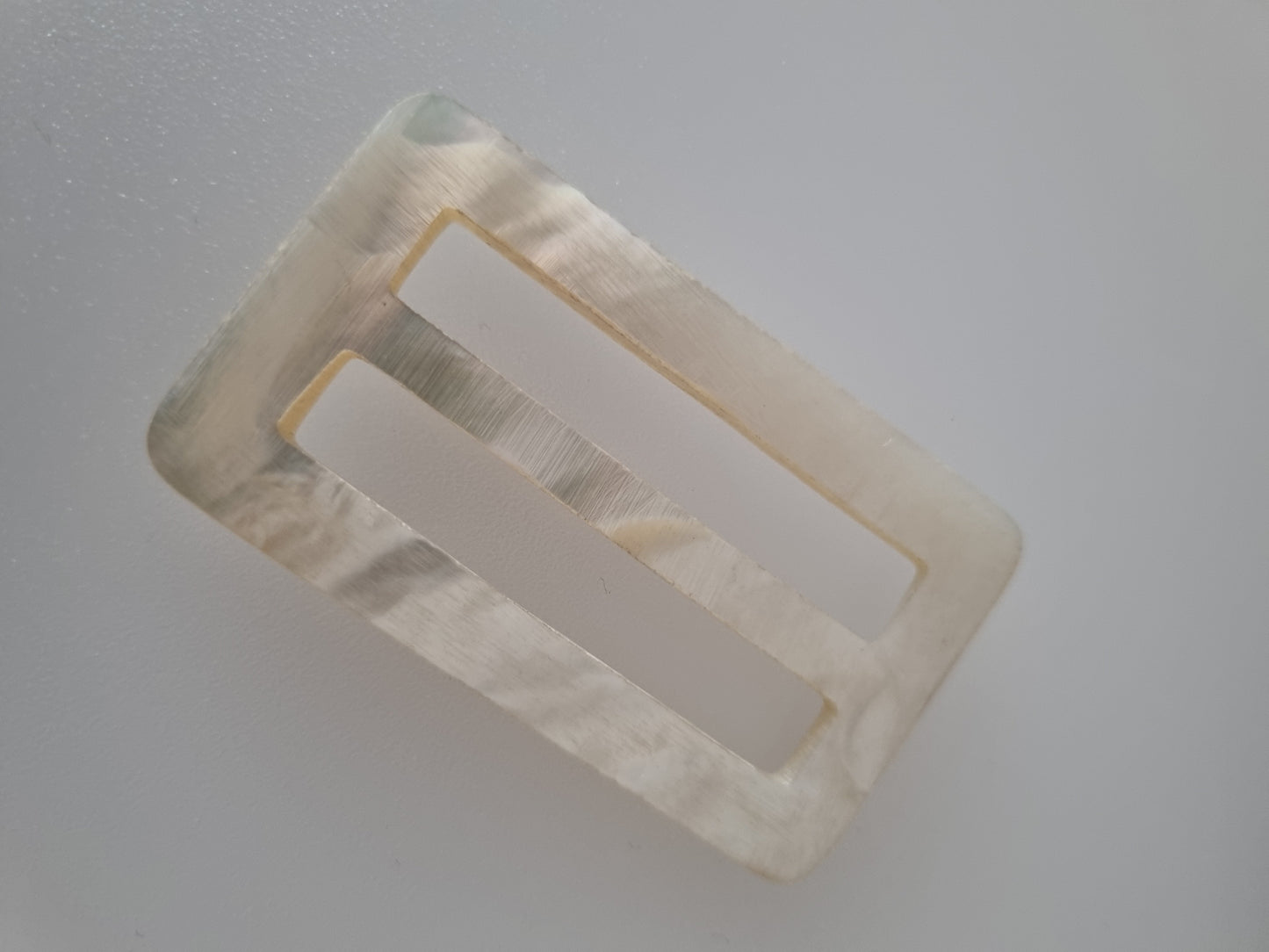 Vintage Buckle Pearlised. For Belts, Sewing, Scarves, Crafts