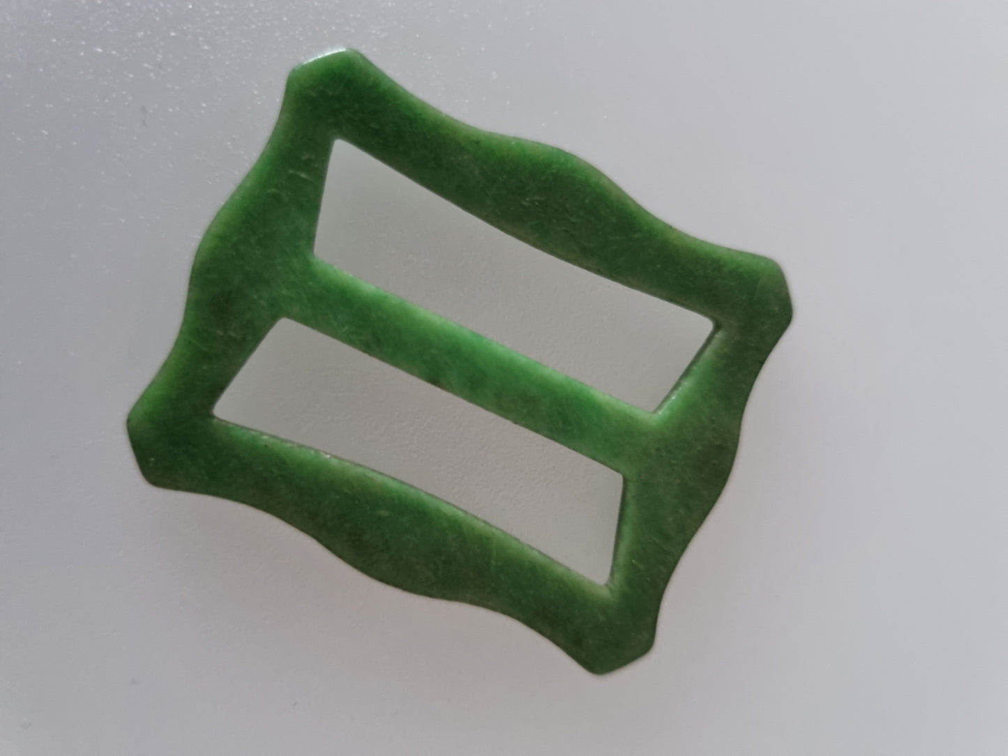 Vintage Buckle Light Green. For Belts, Sewing, Scarves, Crafts