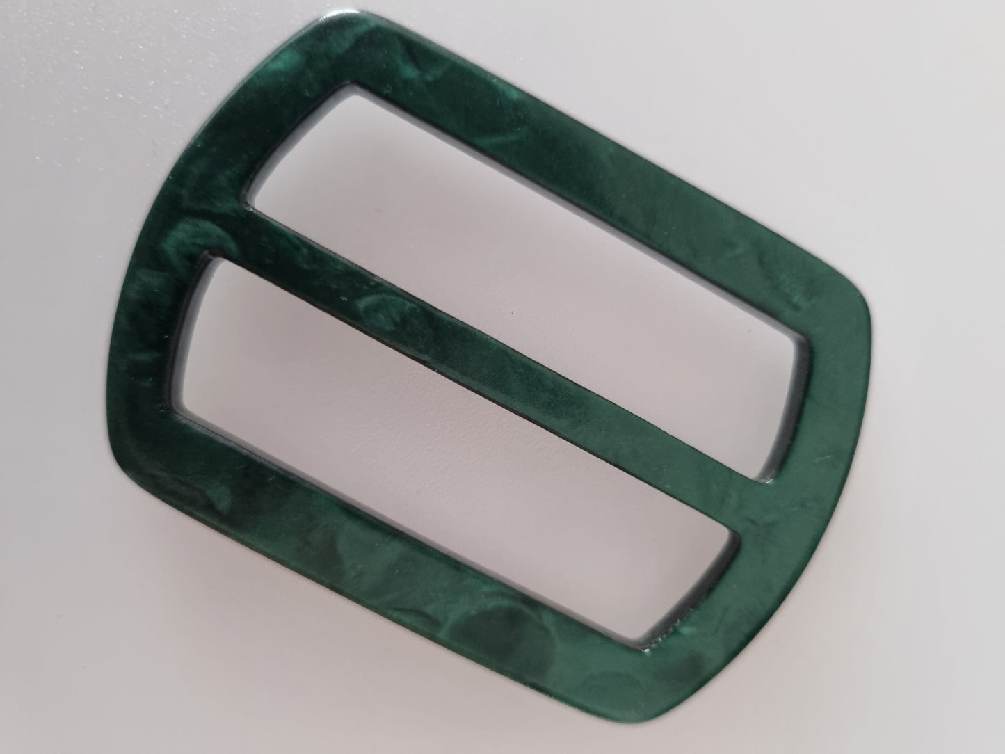 Vintage Buckle Dark Green. For Belts, Sewing, Scarves, Crafts