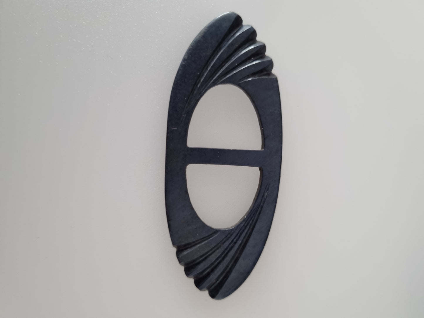 Vintage Buckle Navy. For Belts, Sewing, Scarves, Crafts