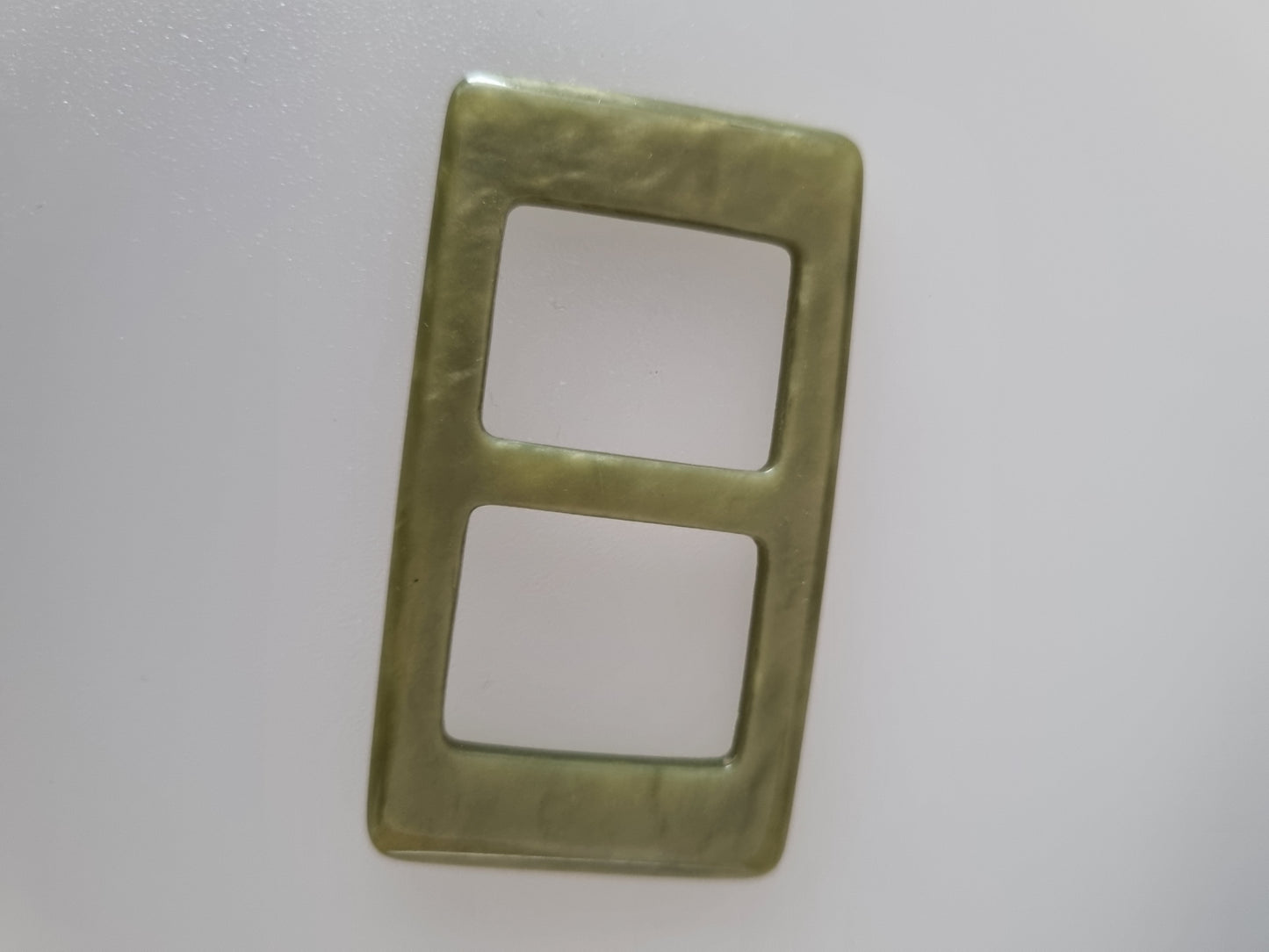 Vintage Buckle Green. For Belts, Sewing, Scarves, Crafts