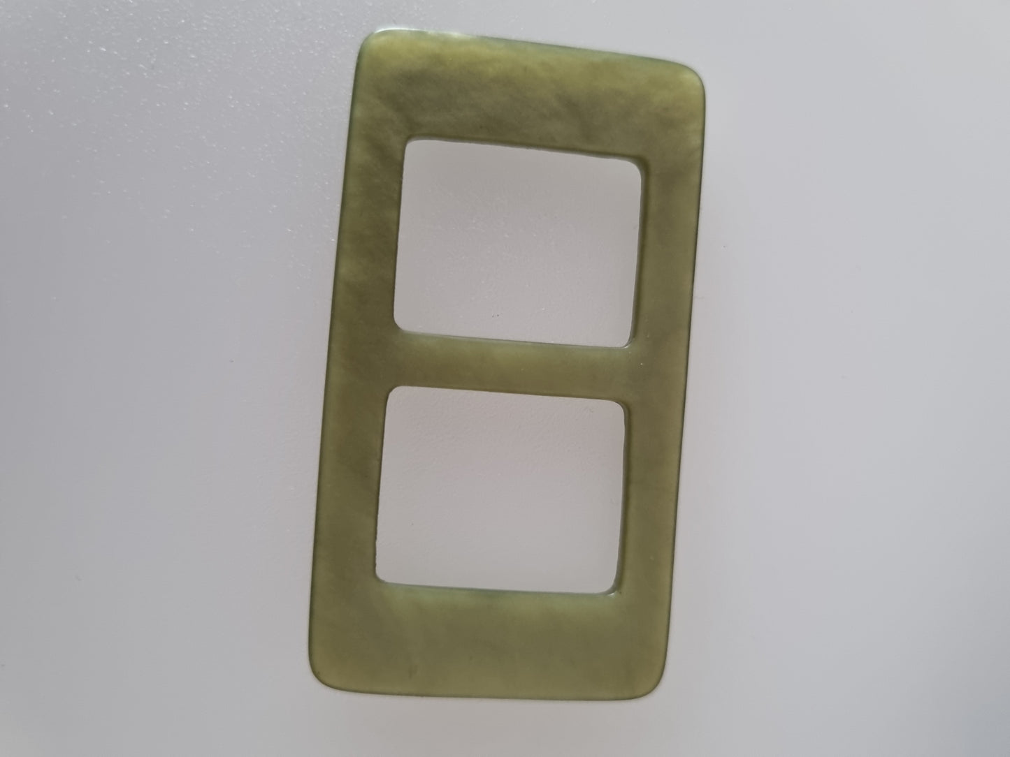 Vintage Buckle Green. For Belts, Sewing, Scarves, Crafts