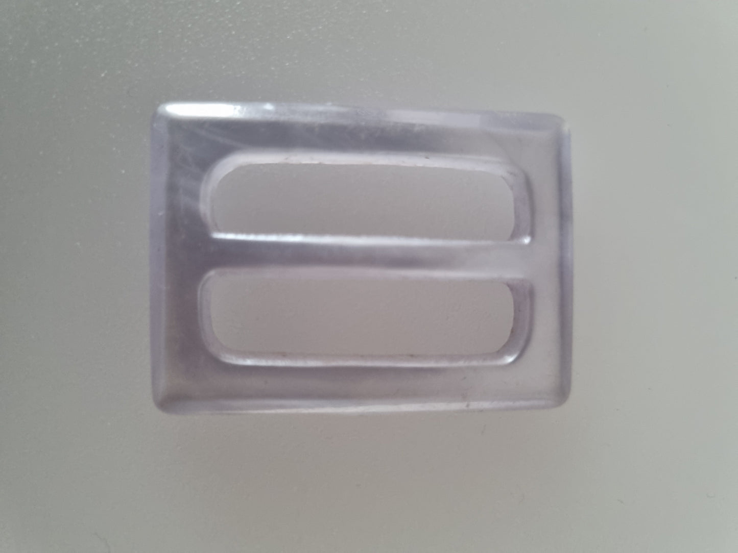 Vintage Buckle Pearlised Very Pale Blue. For Belts, Sewing, Scarves, Crafts