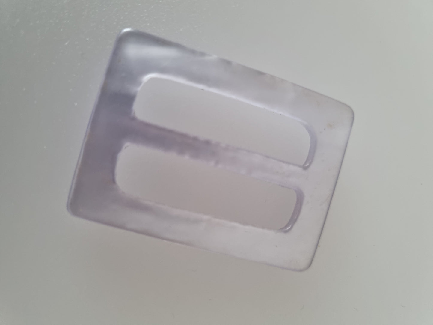 Vintage Buckle Pearlised Very Pale Blue. For Belts, Sewing, Scarves, Crafts