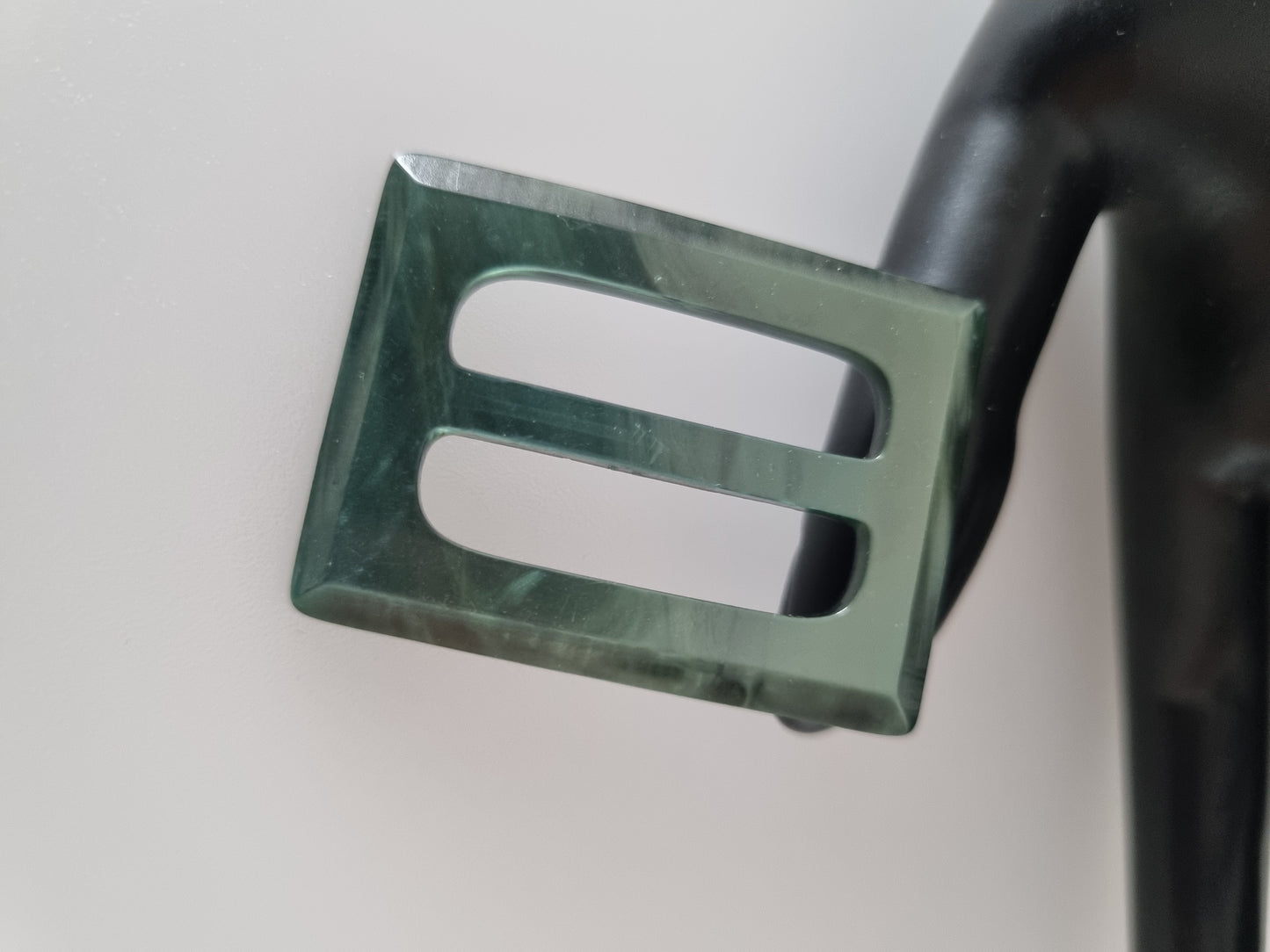 Vintage Buckle Green. For Belts, Sewing, Scarves, Crafts