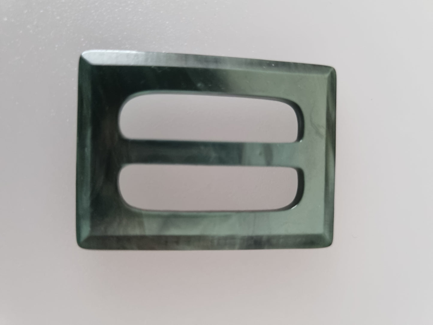 Vintage Buckle Green. For Belts, Sewing, Scarves, Crafts