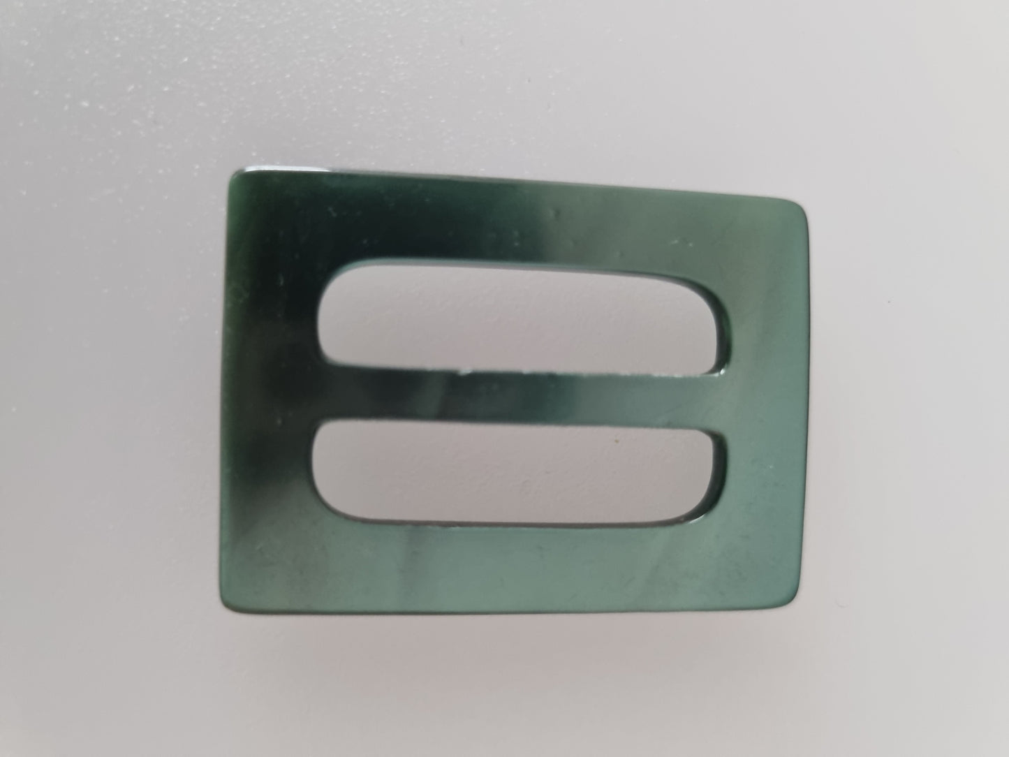 Vintage Buckle Green. For Belts, Sewing, Scarves, Crafts