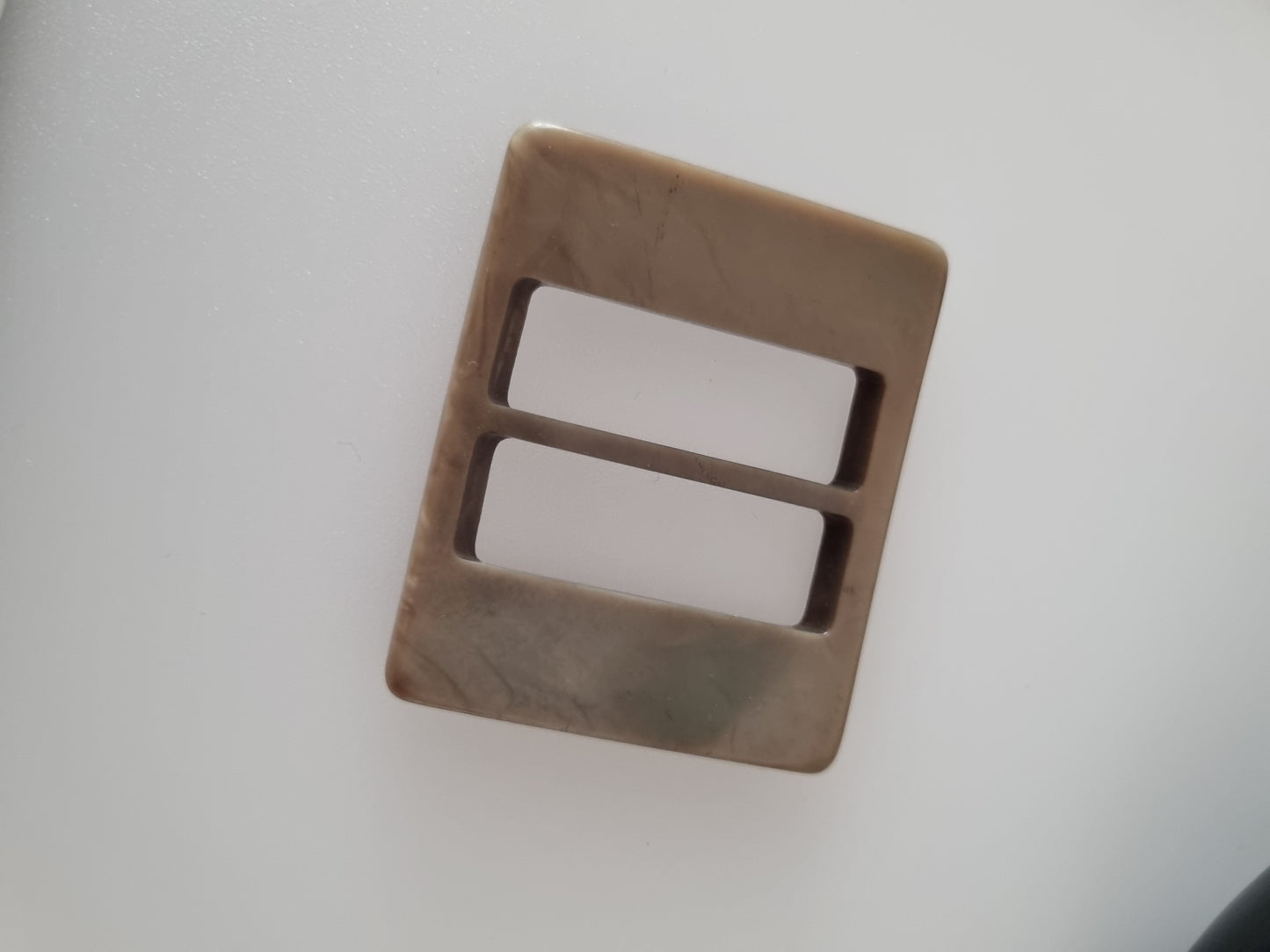 Vintage Buckle Cream. For Belts, Sewing, Scarves, Crafts
