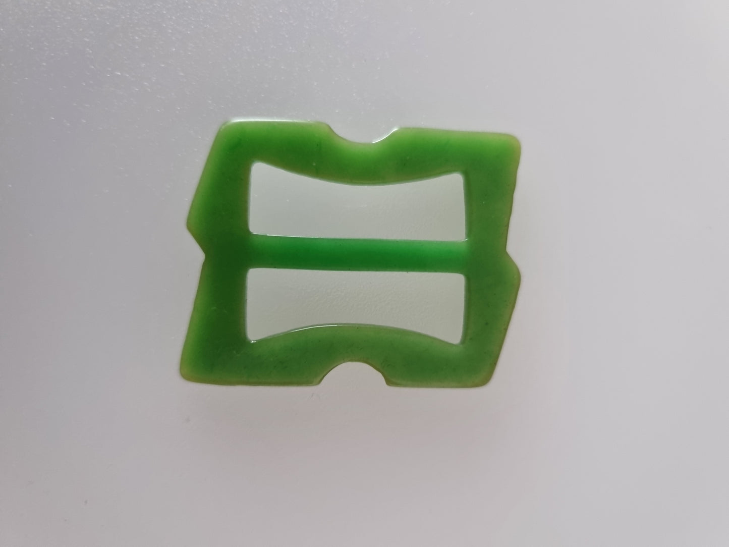 Vintage Buckle Green. For Belts, Sewing, Scarves, Crafts