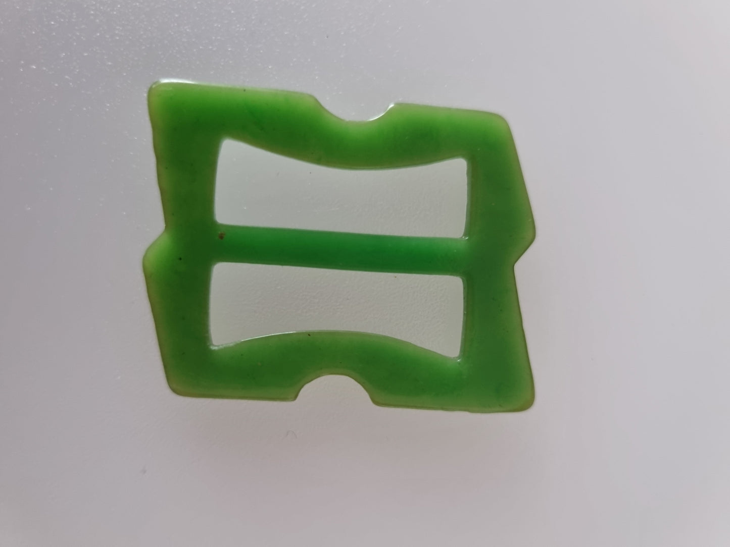 Vintage Buckle Green. For Belts, Sewing, Scarves, Crafts