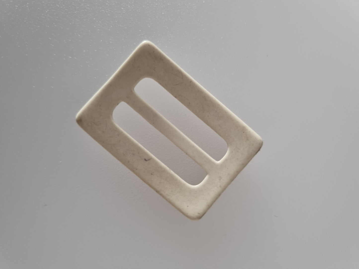 Vintage Buckle Cream. For Belts, Sewing, Scarves, Crafts
