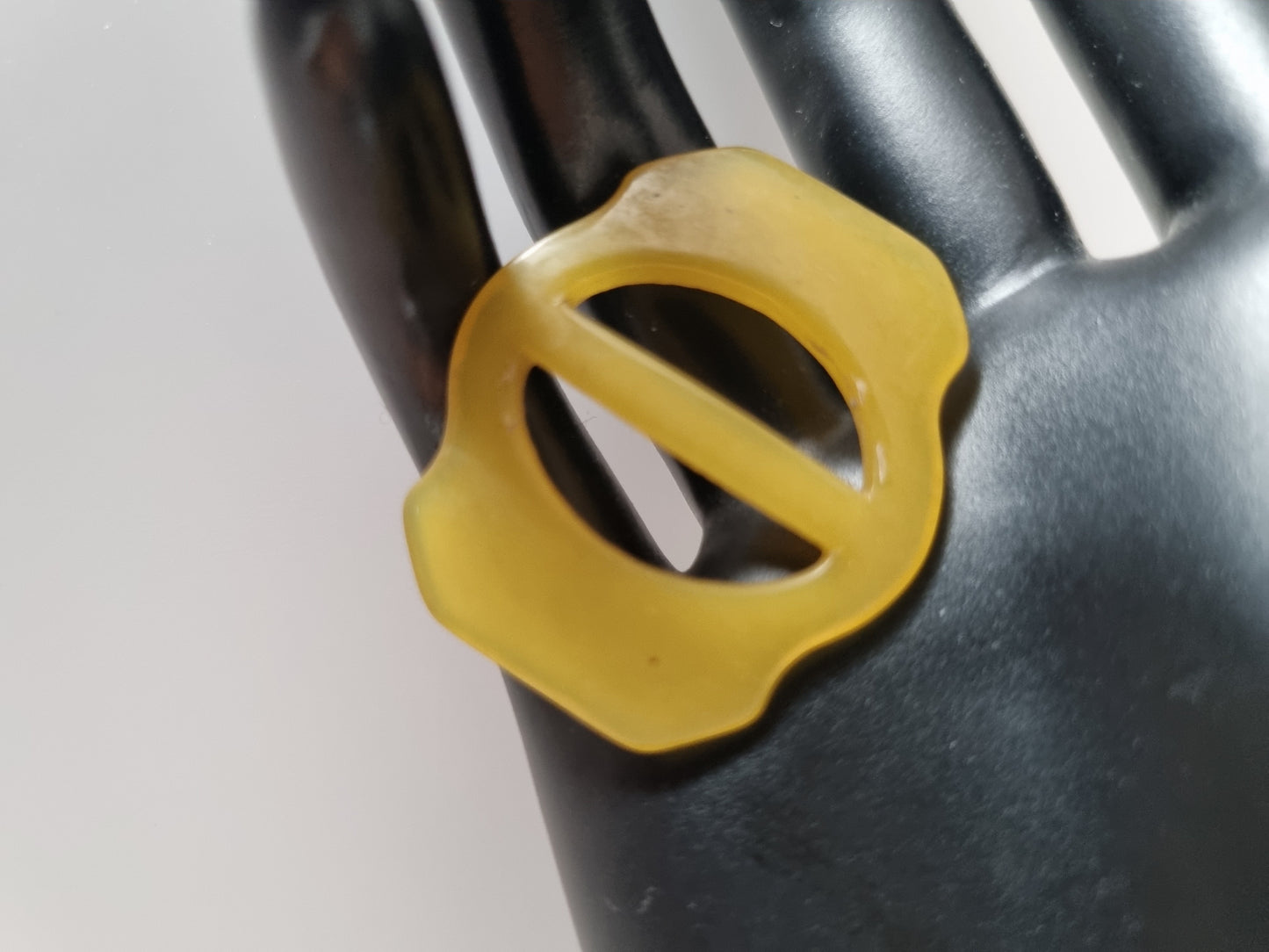 Vintage Buckle Yellow. For Belts, Sewing, Scarves, Crafts