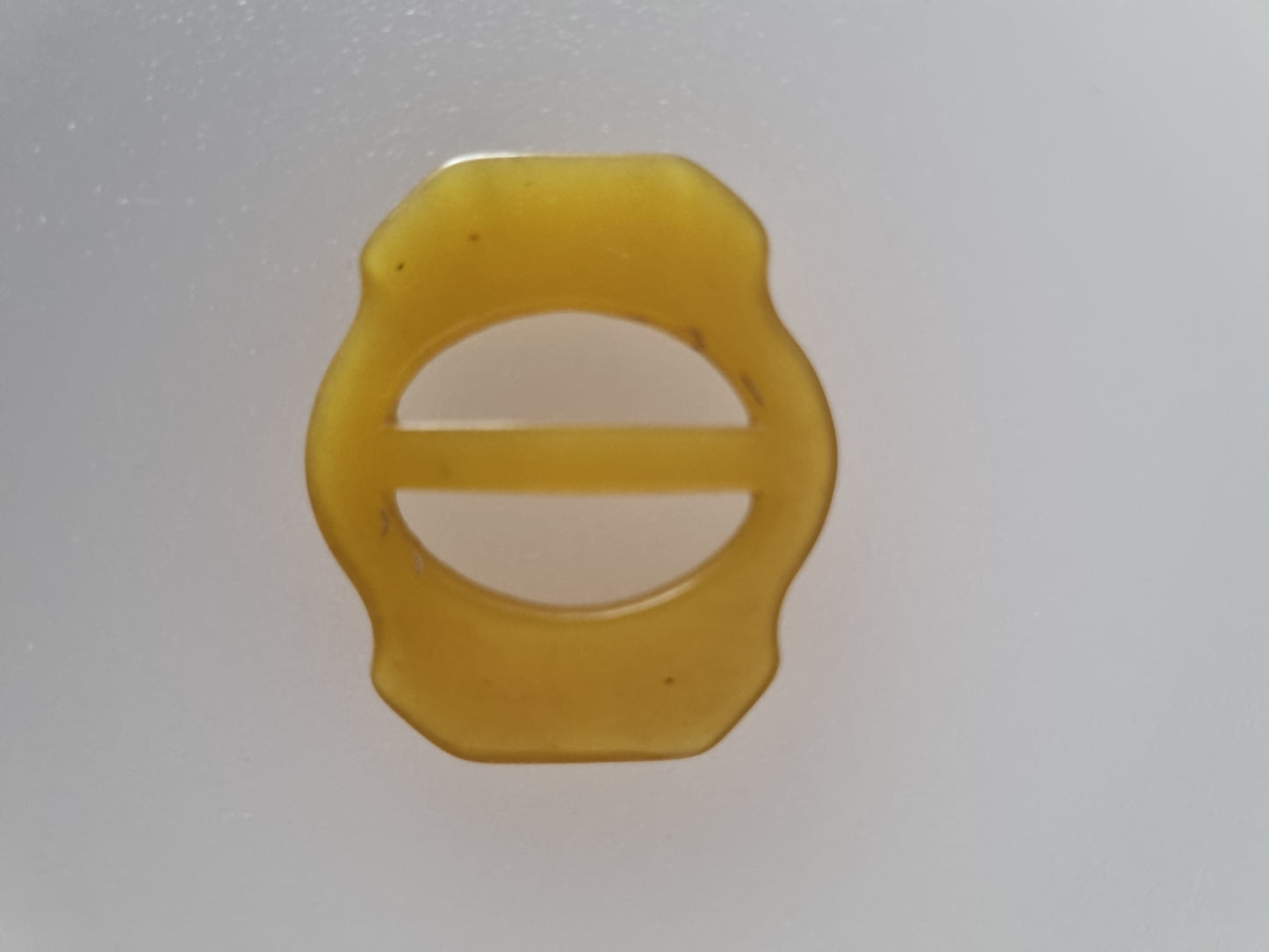 Vintage Buckle Yellow. For Belts, Sewing, Scarves, Crafts