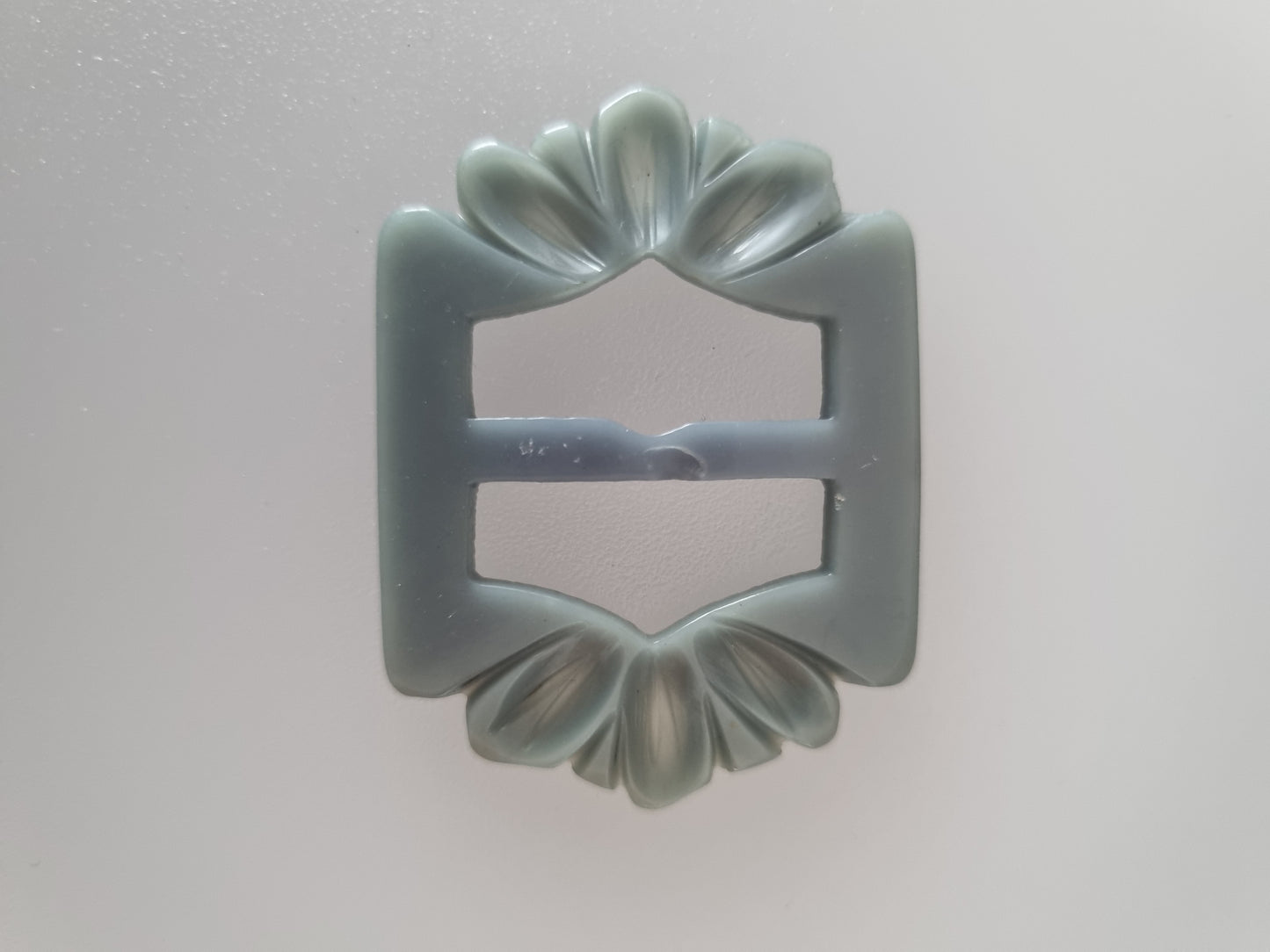 Vintage Buckle Light Blue. For Belts, Sewing, Scarves, Crafts