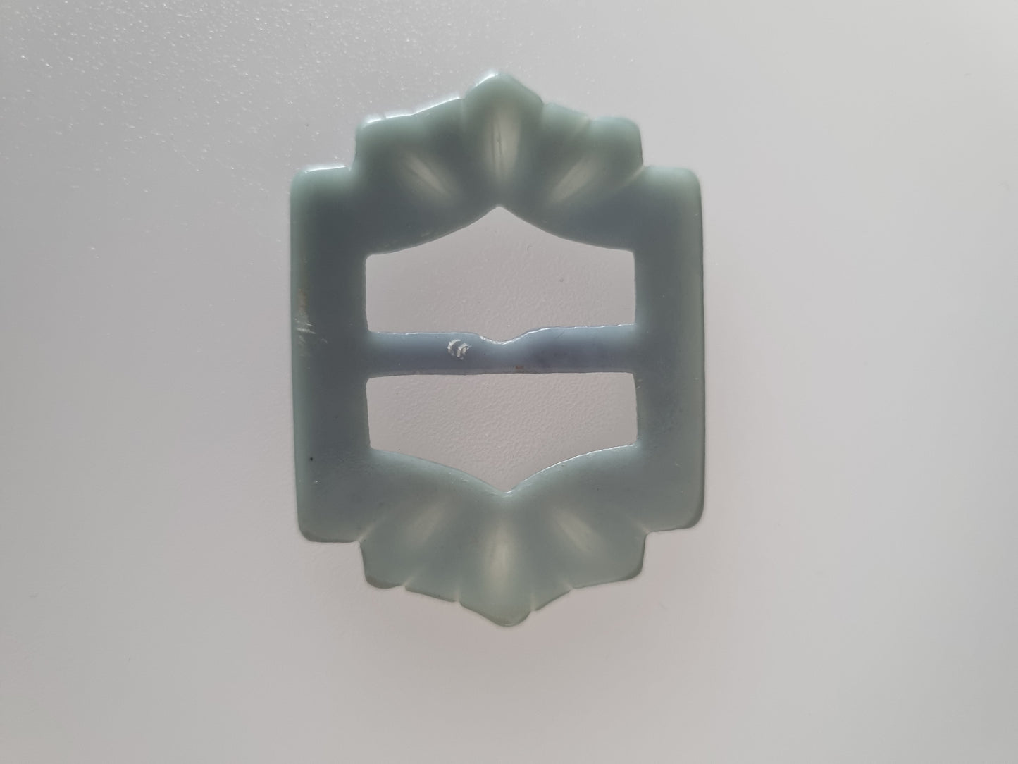 Vintage Buckle Light Blue. For Belts, Sewing, Scarves, Crafts