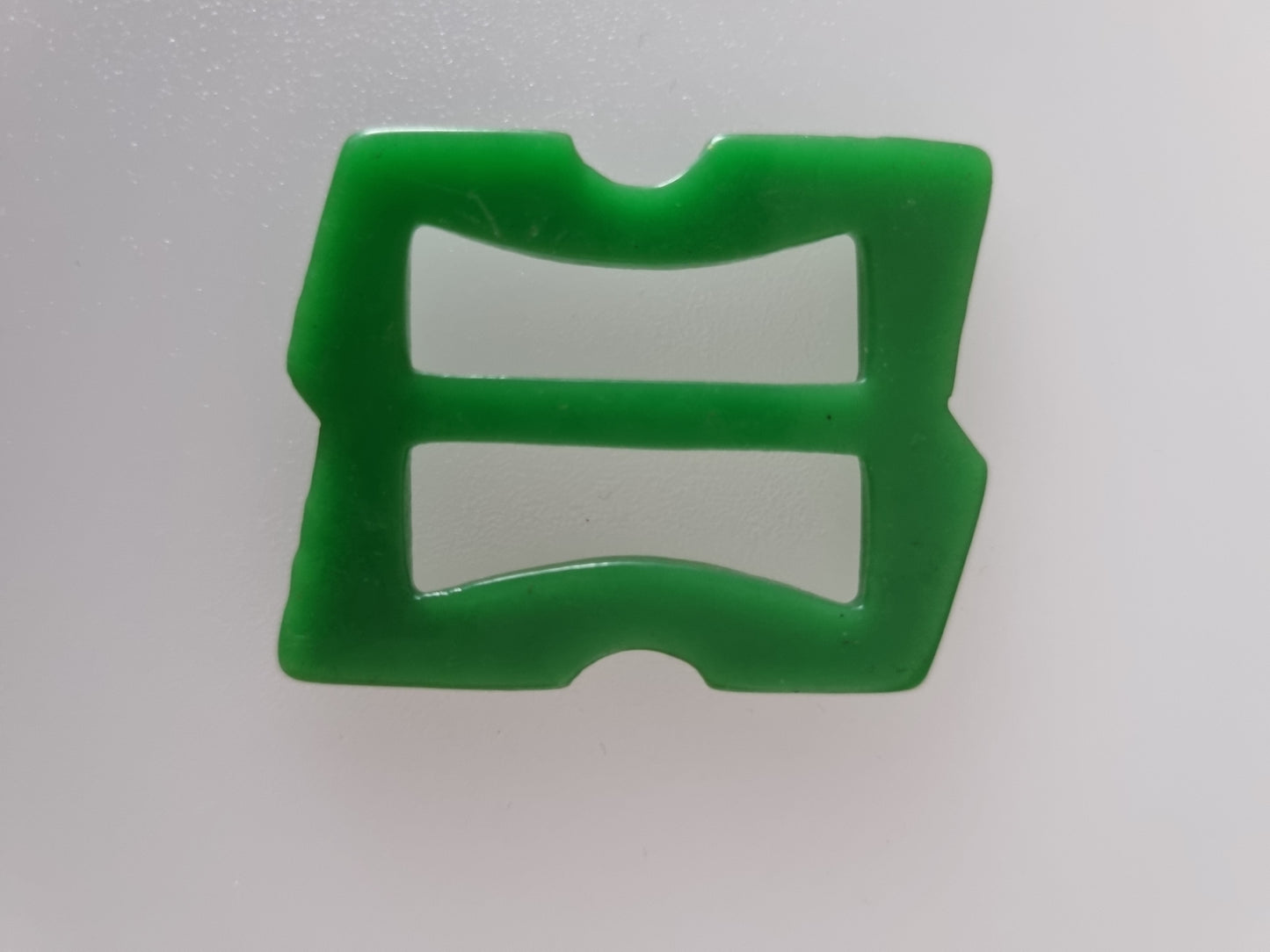 Vintage Buckle Green. For Belts, Sewing, Scarves, Crafts