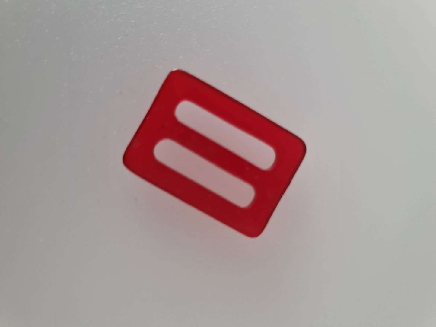 Vintage Buckle Red. For Belts, Sewing, Scarves, Crafts