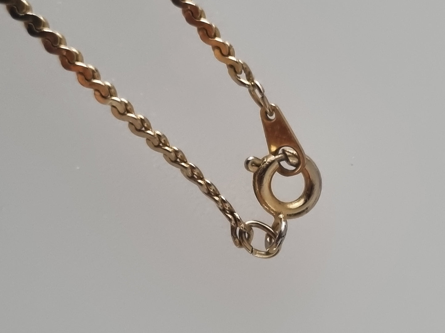 Vintage Bracelet Gold Tone Costume Herringbone Jewellery