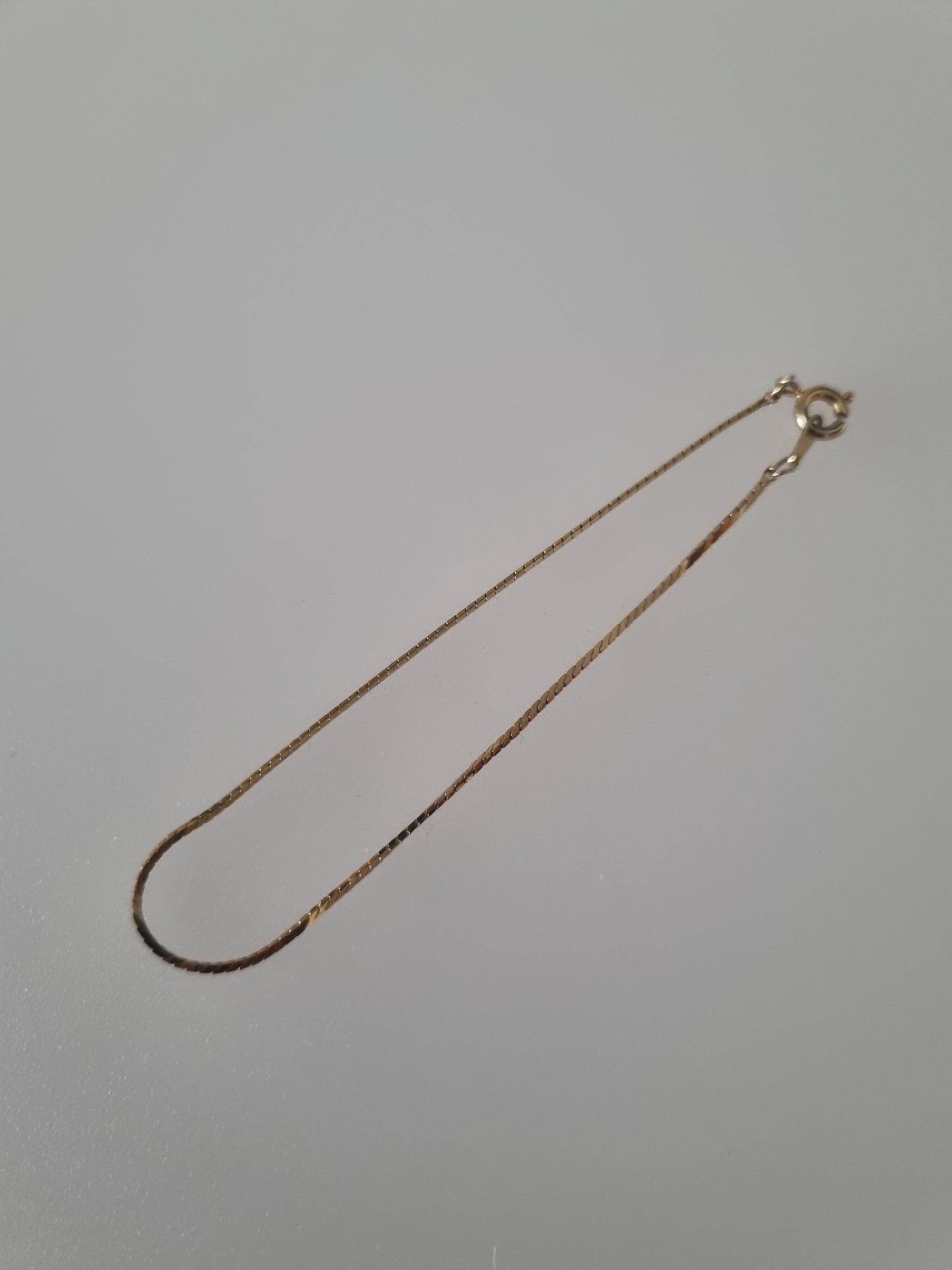 Vintage Bracelet Gold Tone Costume Herringbone Jewellery