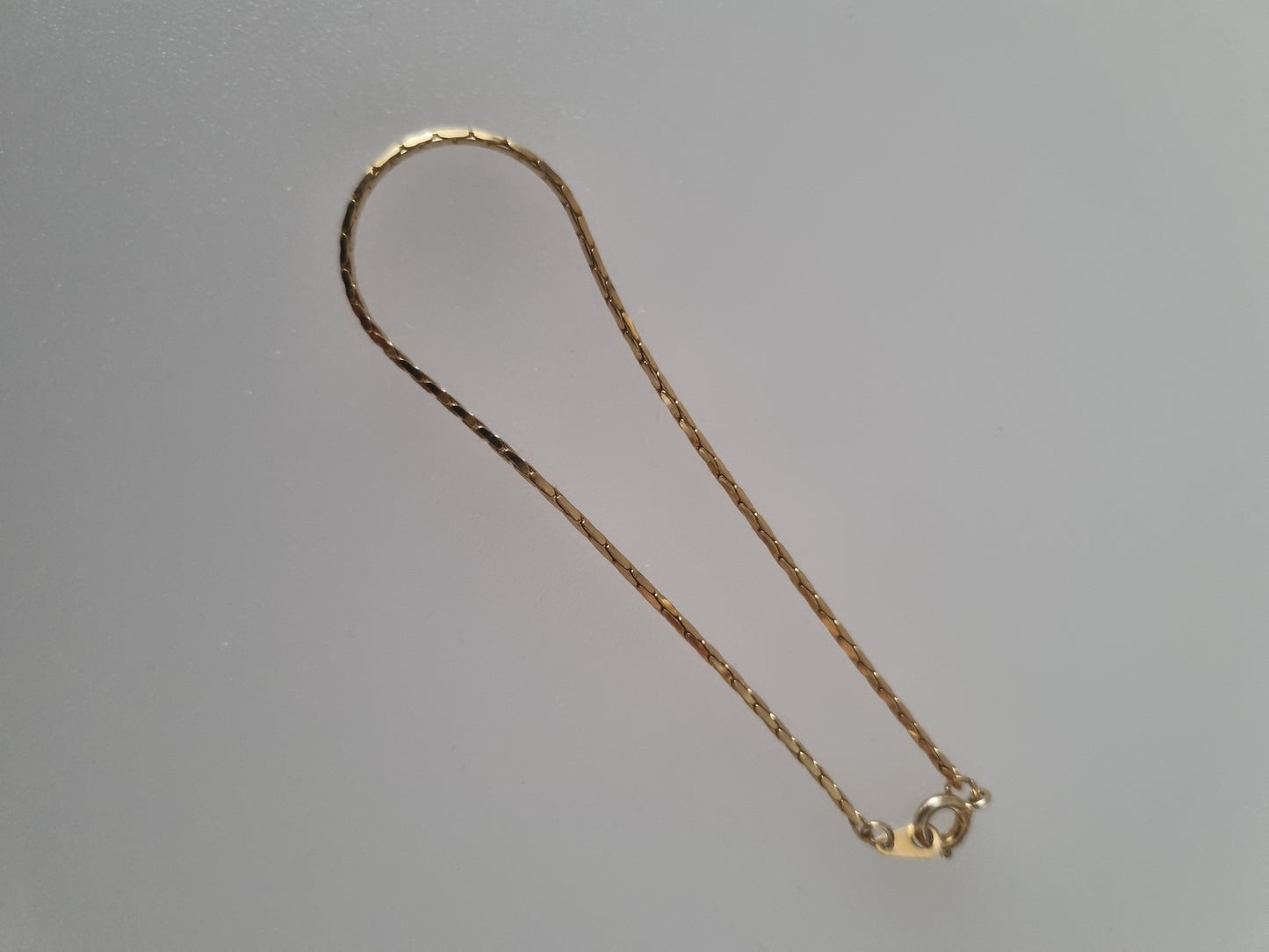 Vintage Bracelet Gold Tone Costume Herringbone Jewellery