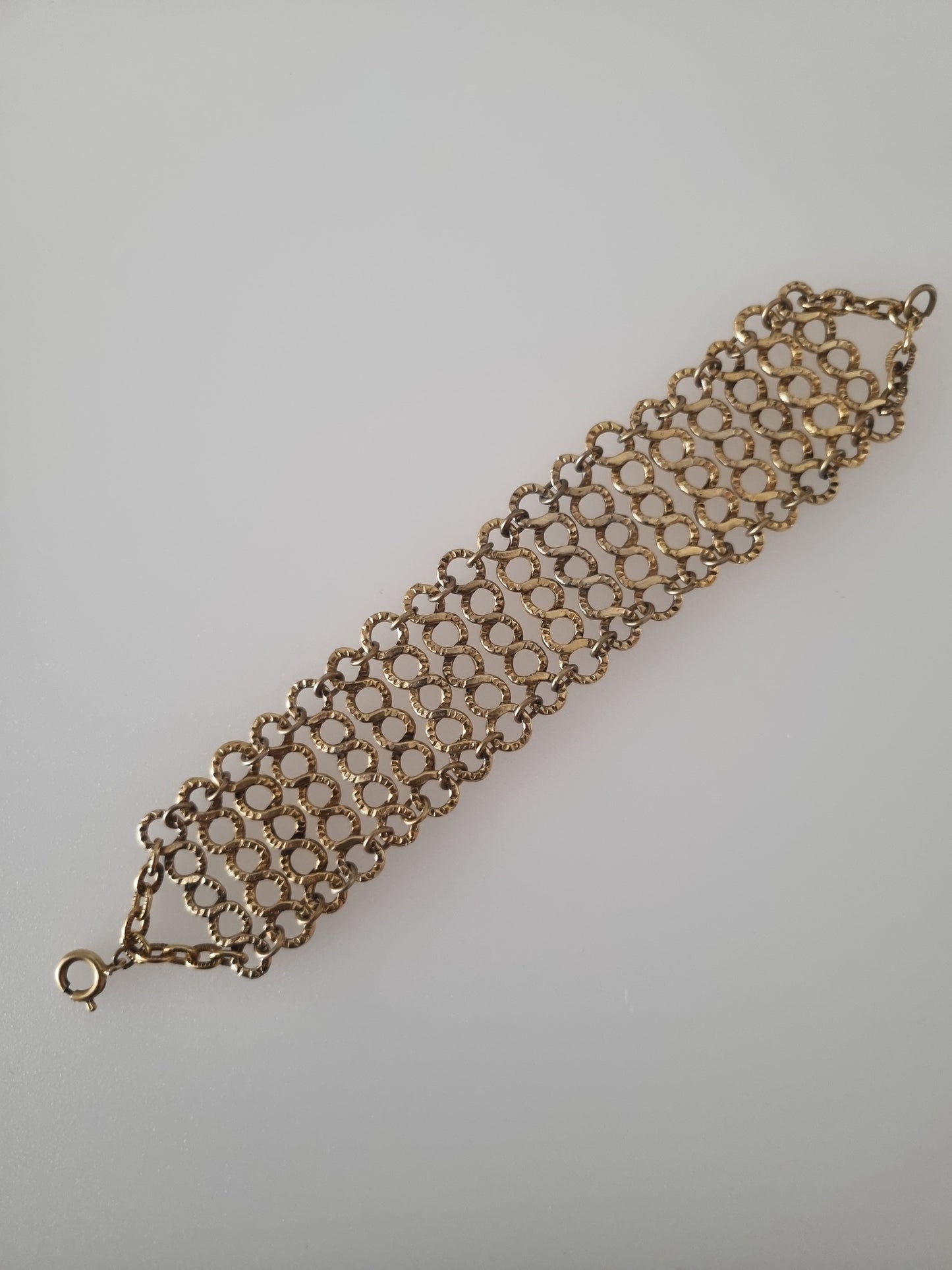 Vintage Bracelet Boho Wide Mesh Chain Link Jewellery