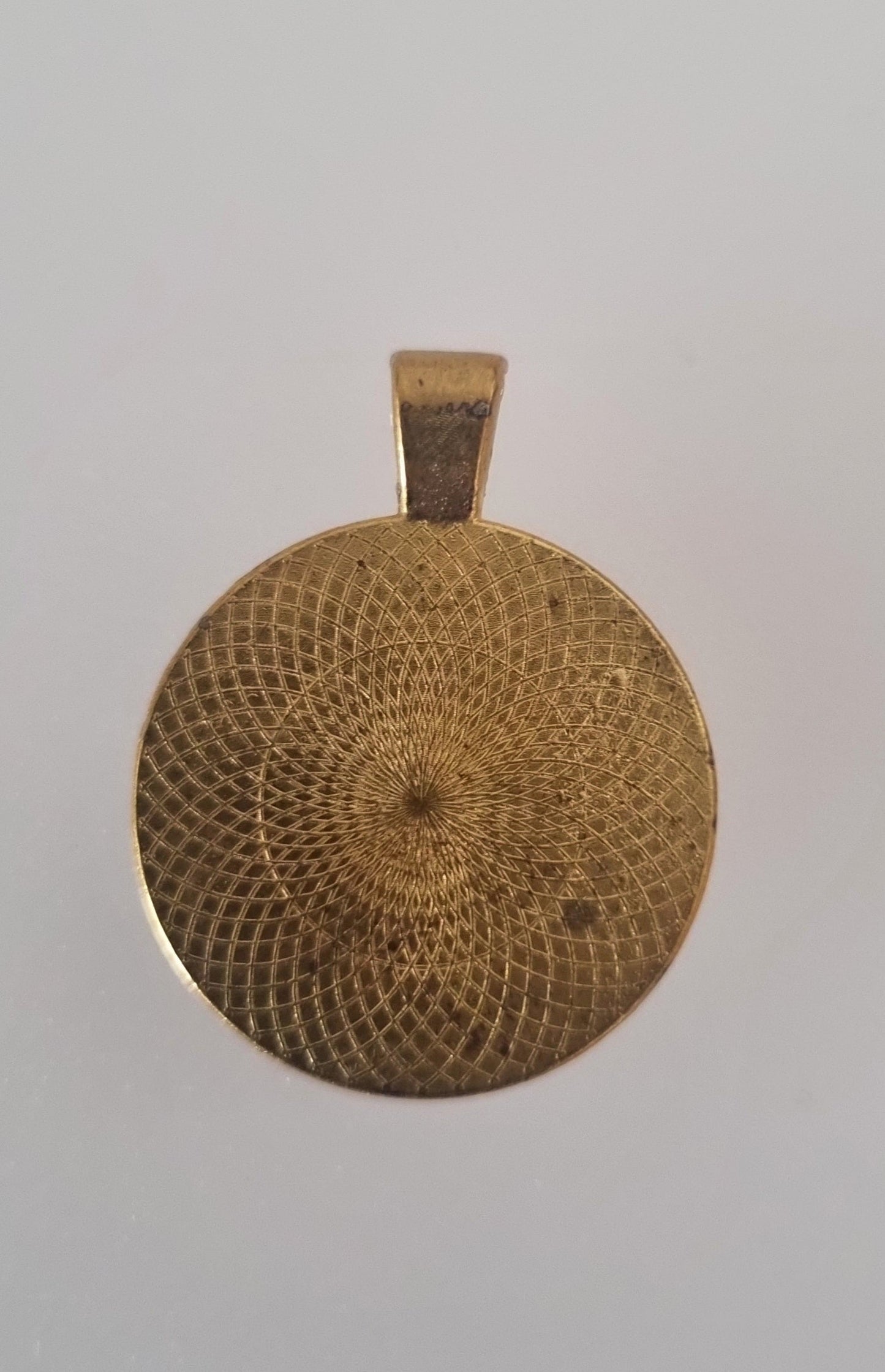Vintage Pendant Charm Tree of Life Gold Tone Gardening
