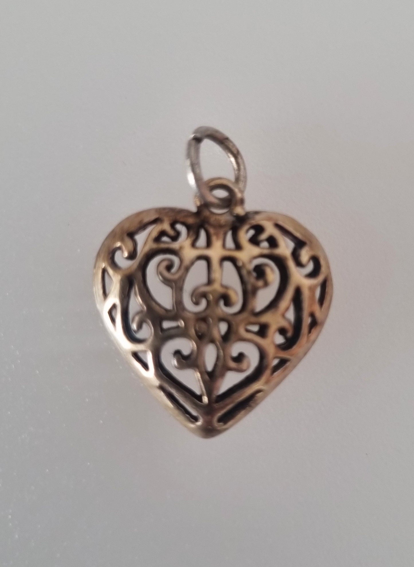 Vintage Pendant Charm 3D Heart Costume Pendant