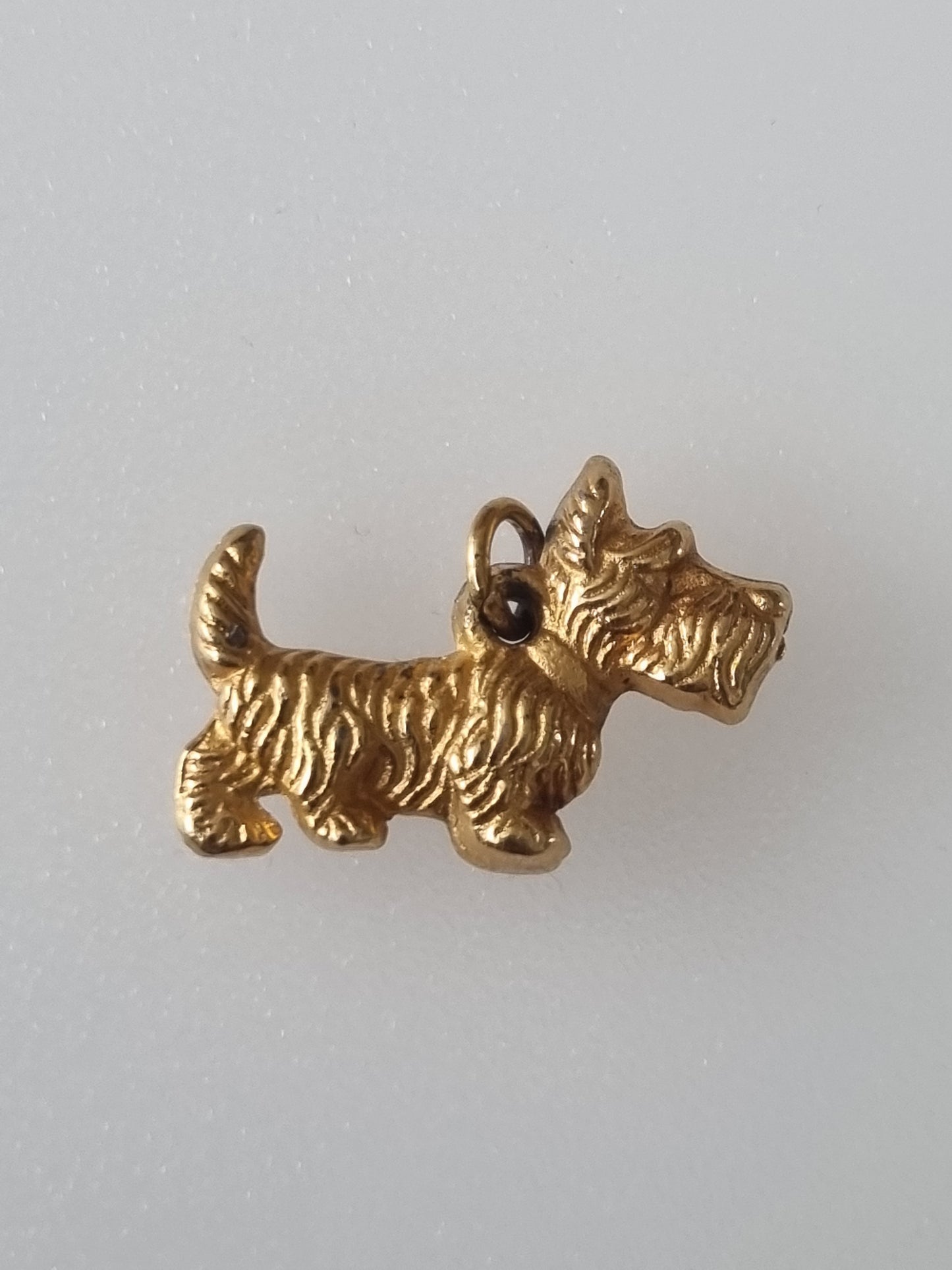Vintage Pendant Dog Terrier Bracelet Charm