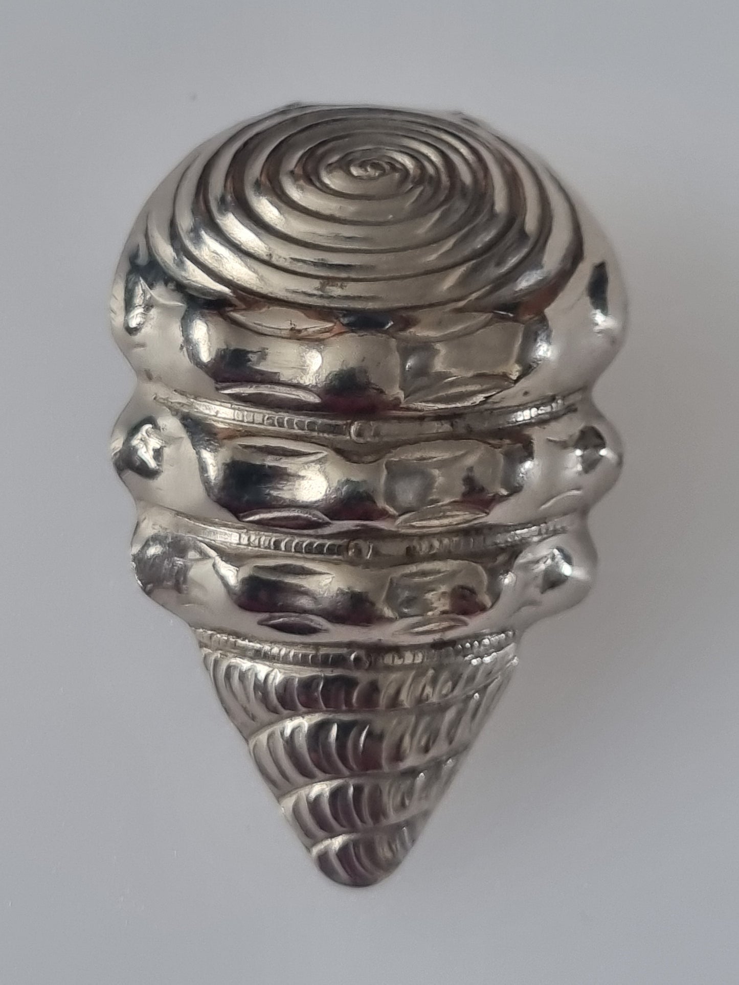 Vintage Dress Clip Metal Art Deco