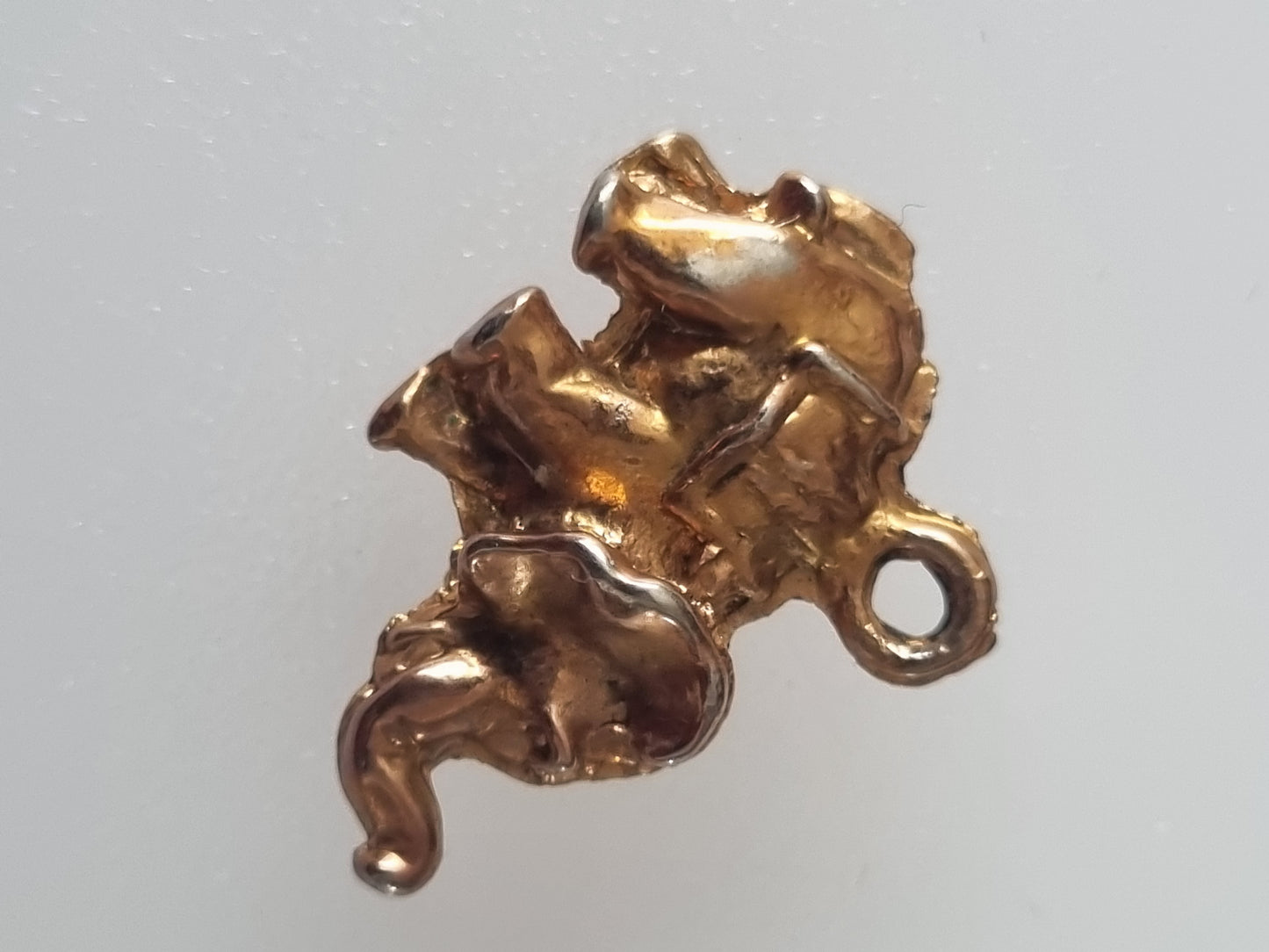 Vintage Charm Elephant Animal Gold Tone