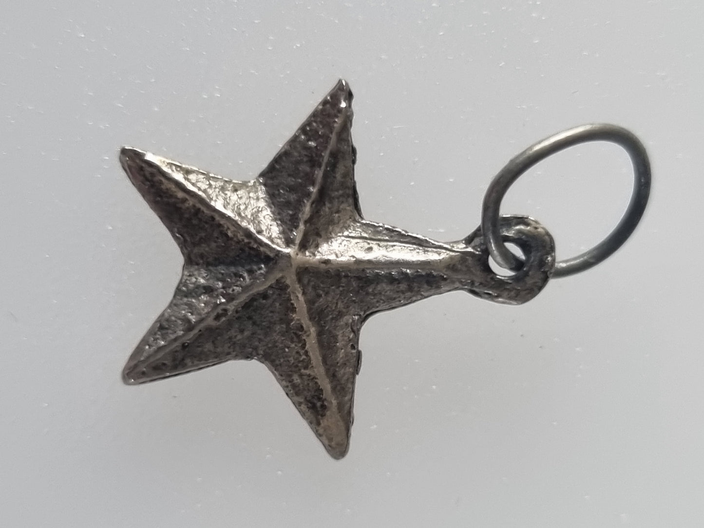 Vintage Charm Silver Starfish Star 925 Sterling
