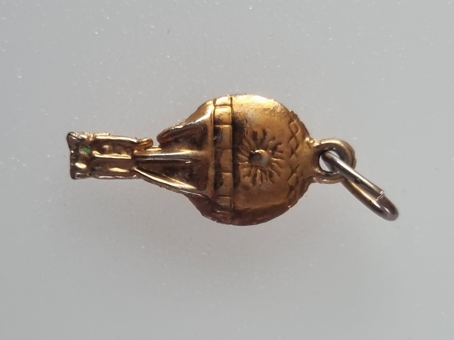Vintage Charm Hot Air Balloon Gold Tone