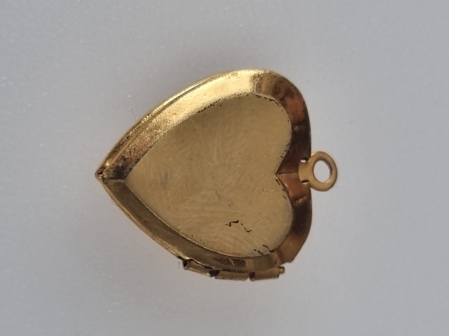 Vintage Charm Heart Shaped 9 Carat Rolled Gold