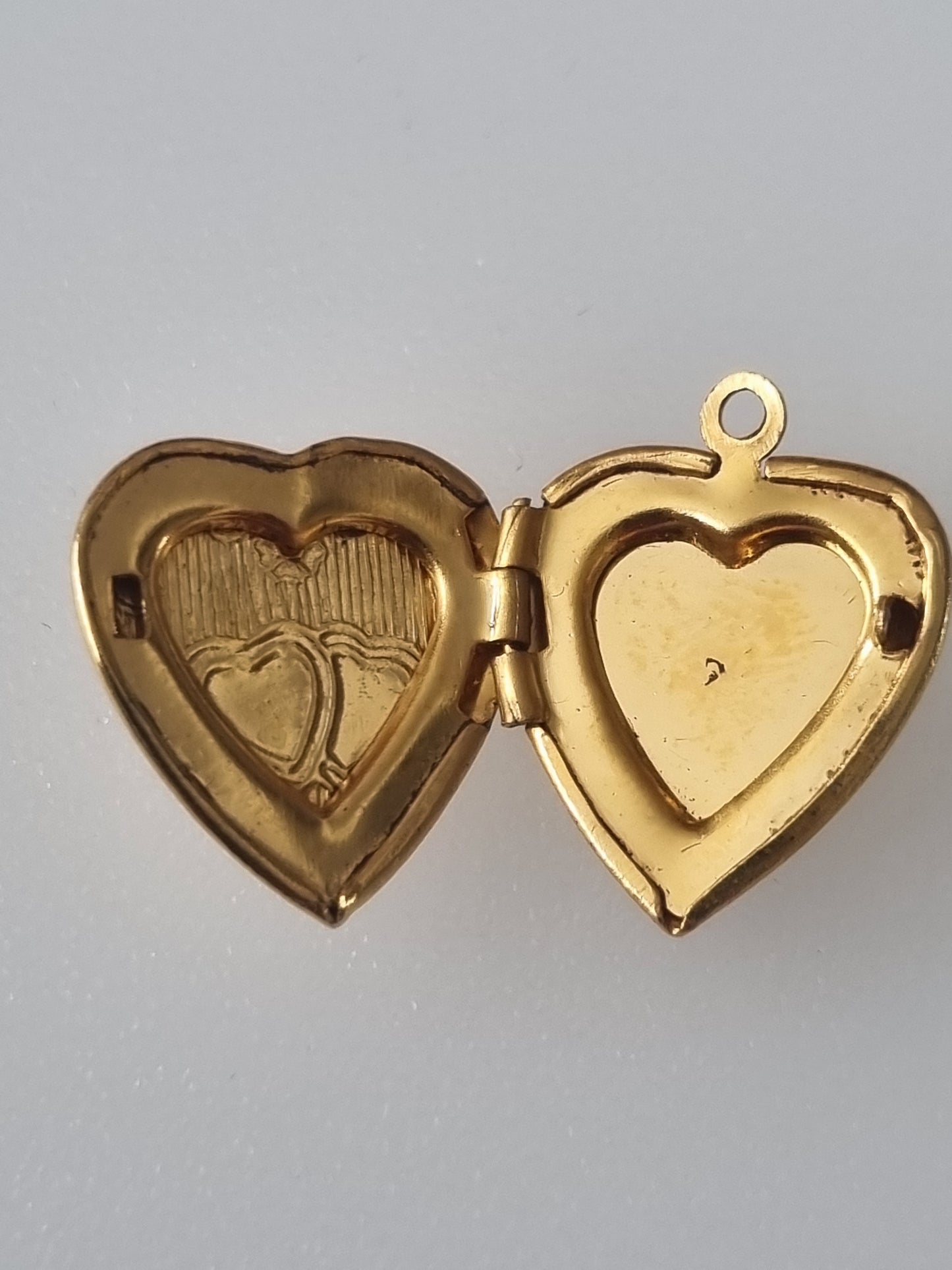 Vintage Charm Heart Shaped 9 Carat Rolled Gold