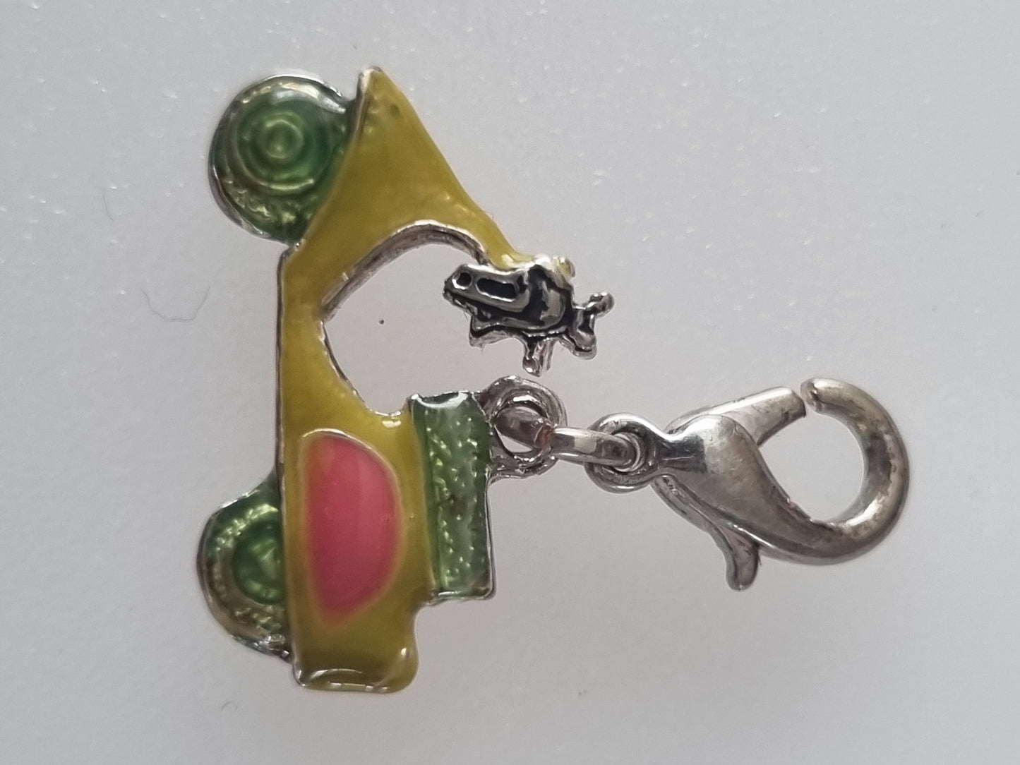 Vintage Charm Motorbike Scooter Vespa Colourful Clip On