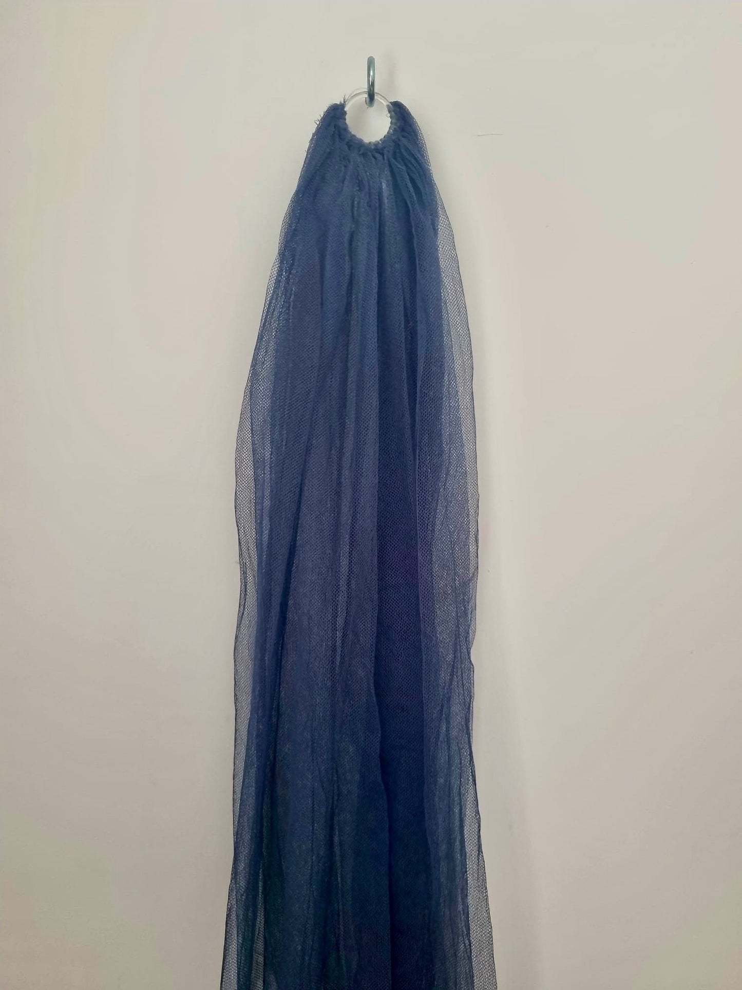 Vintage Handmade 40s Lilac and Blue Tulle Net Halter Neck Dress