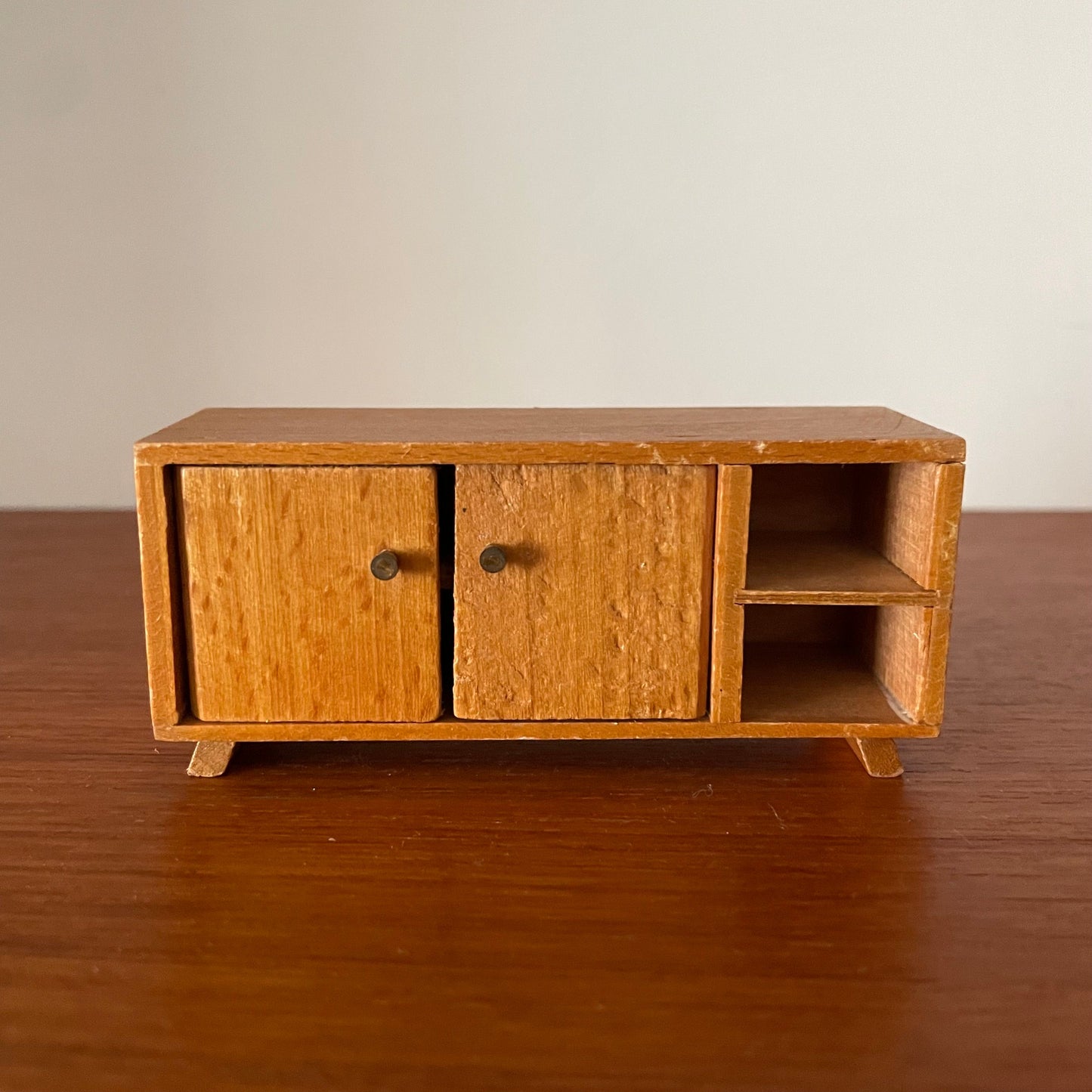 Dolls House Furniture Sideboard Cupboard Mid Century Style Wooden