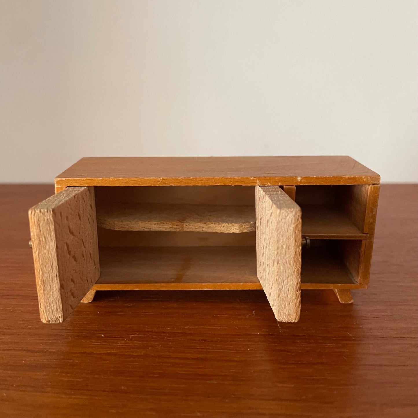 Dolls House Furniture Sideboard Cupboard Mid Century Style Wooden