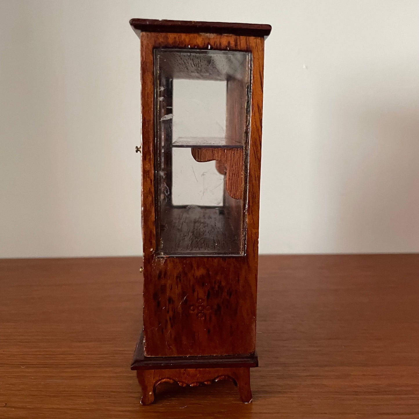 Dolls House Furniture Display Cabinet Cupboard Wood