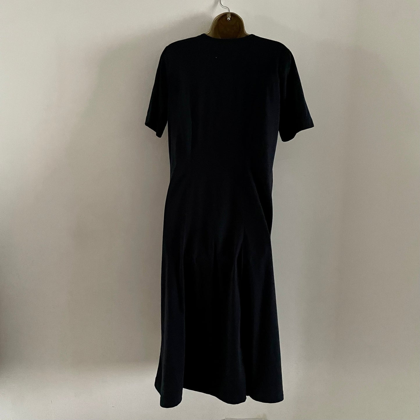 Dress Preloved Damart Jersey Cutout Long Black Maxi Dress