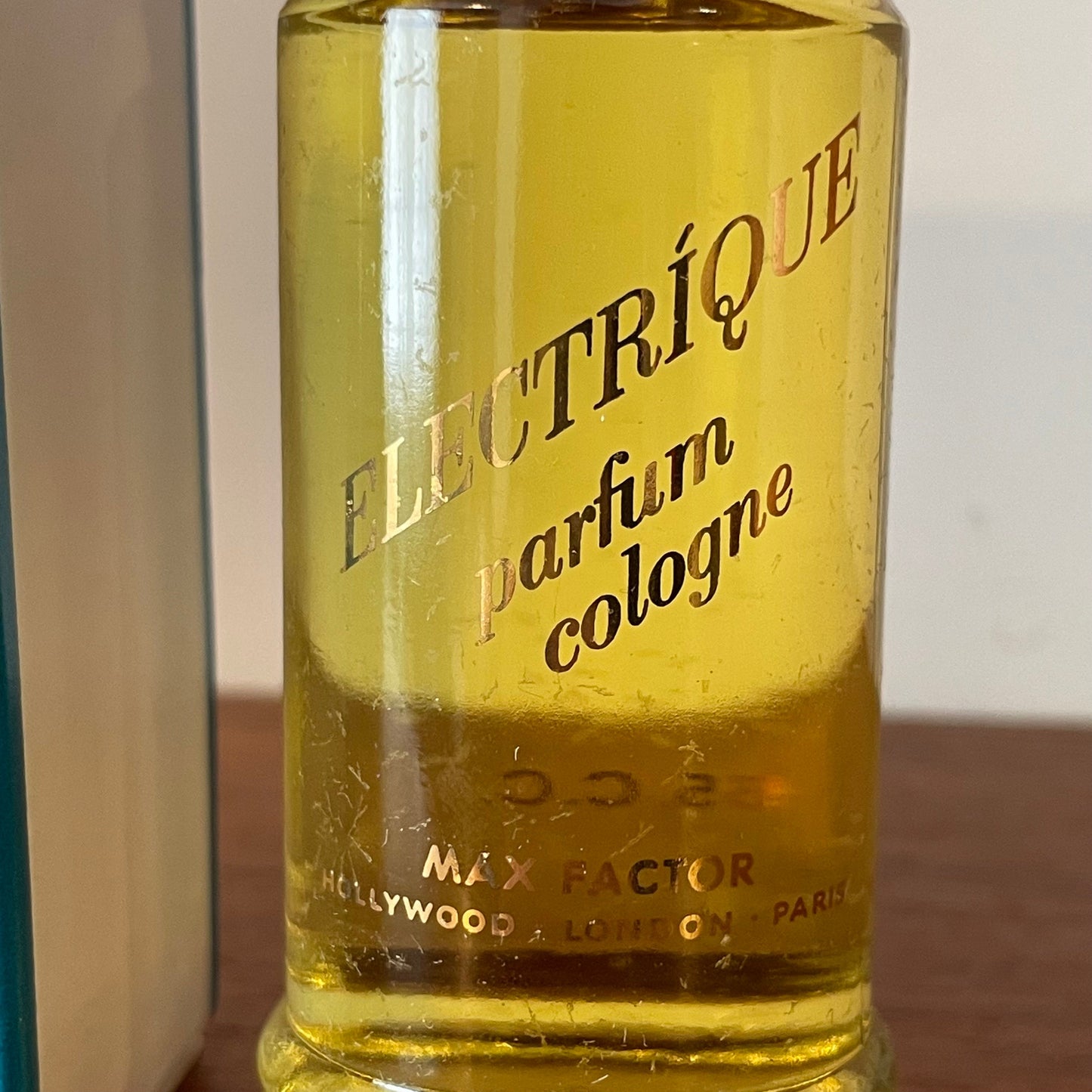 Vintage Perfume Electrique Maxfactor 50ml Full Bottle